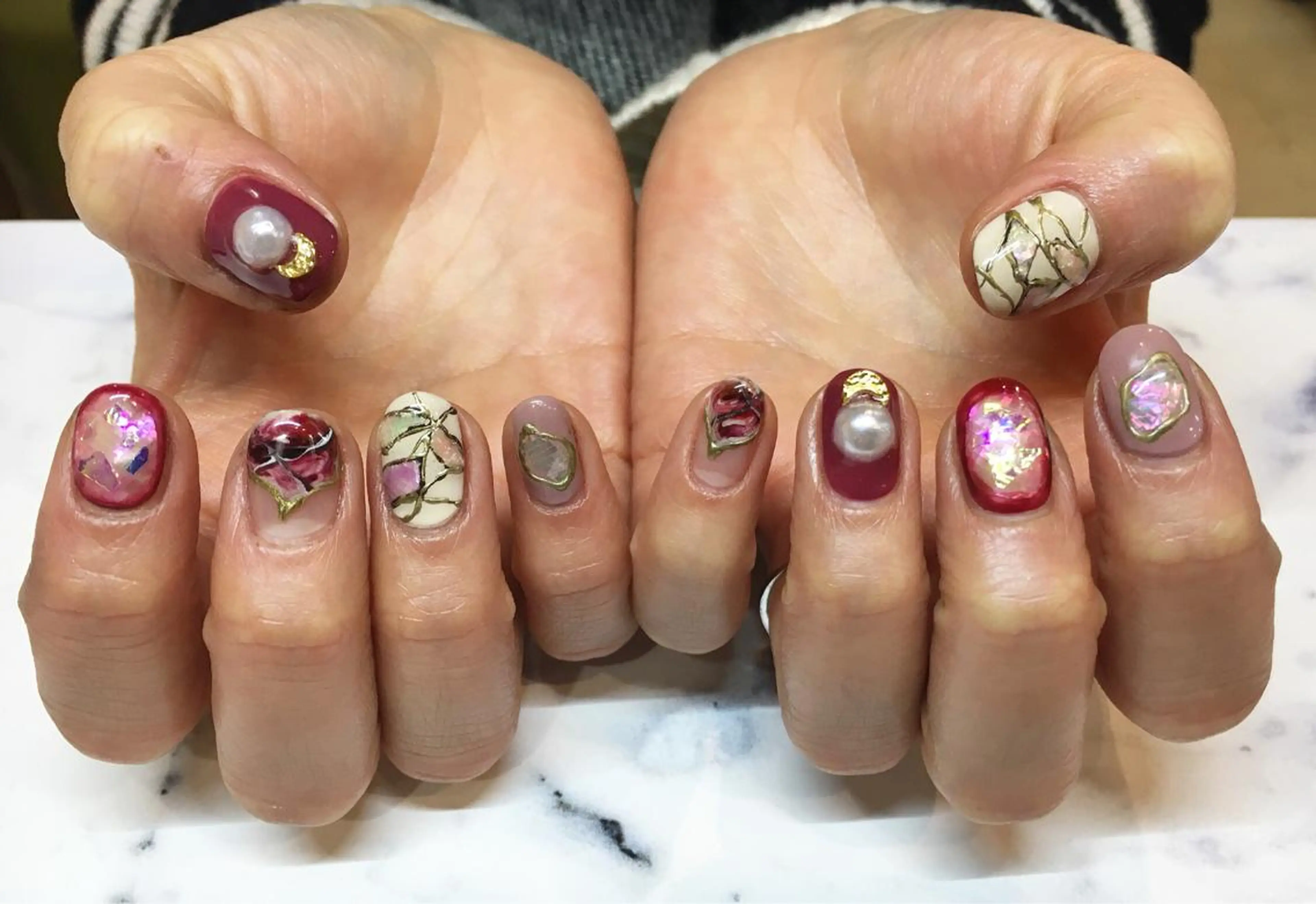 ネイル アートネイル ジェルネイル ハンドネイル nail salon Soeurのネイルデザイン