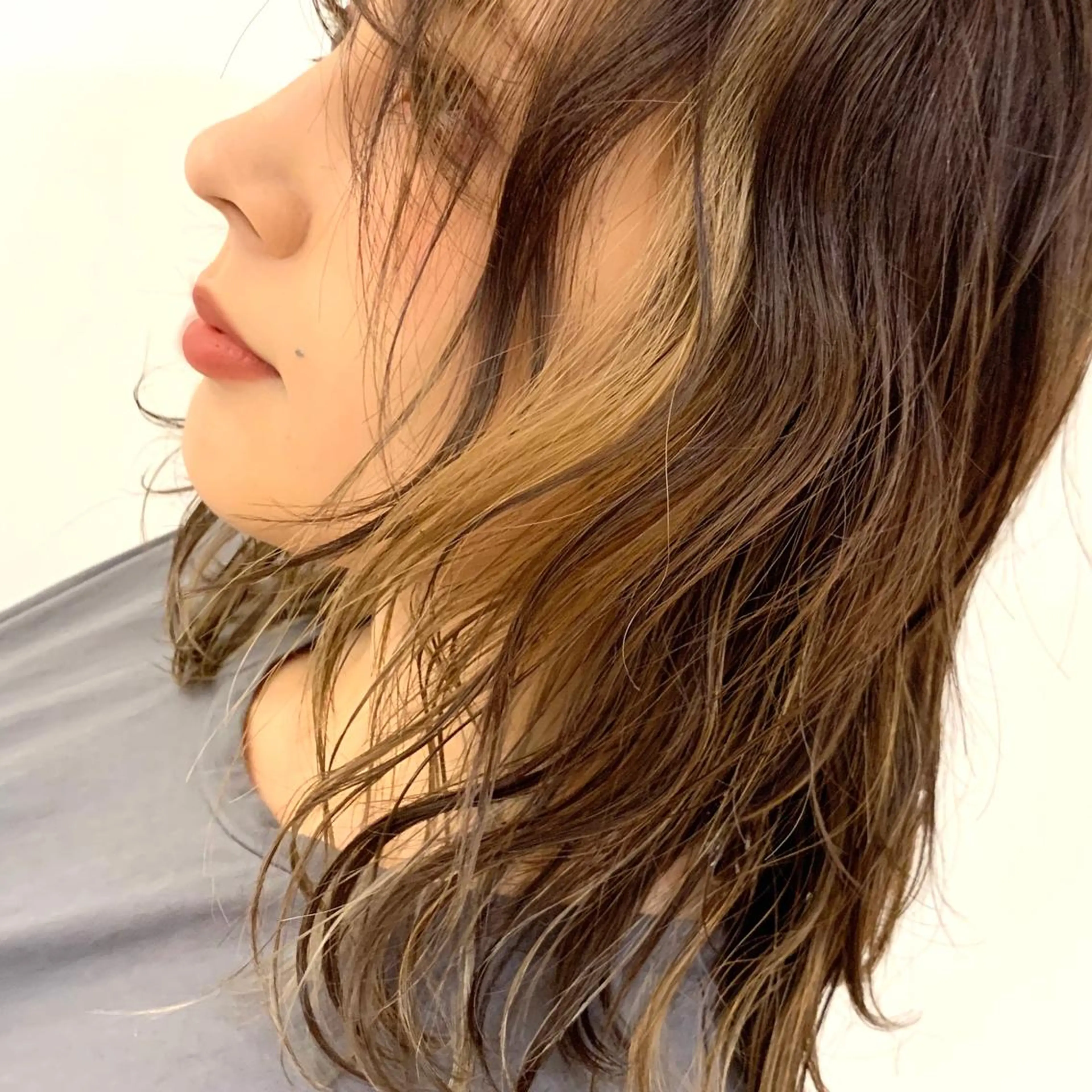 カラー CHIHO💚羽エク /マツエクのヘアスタイル