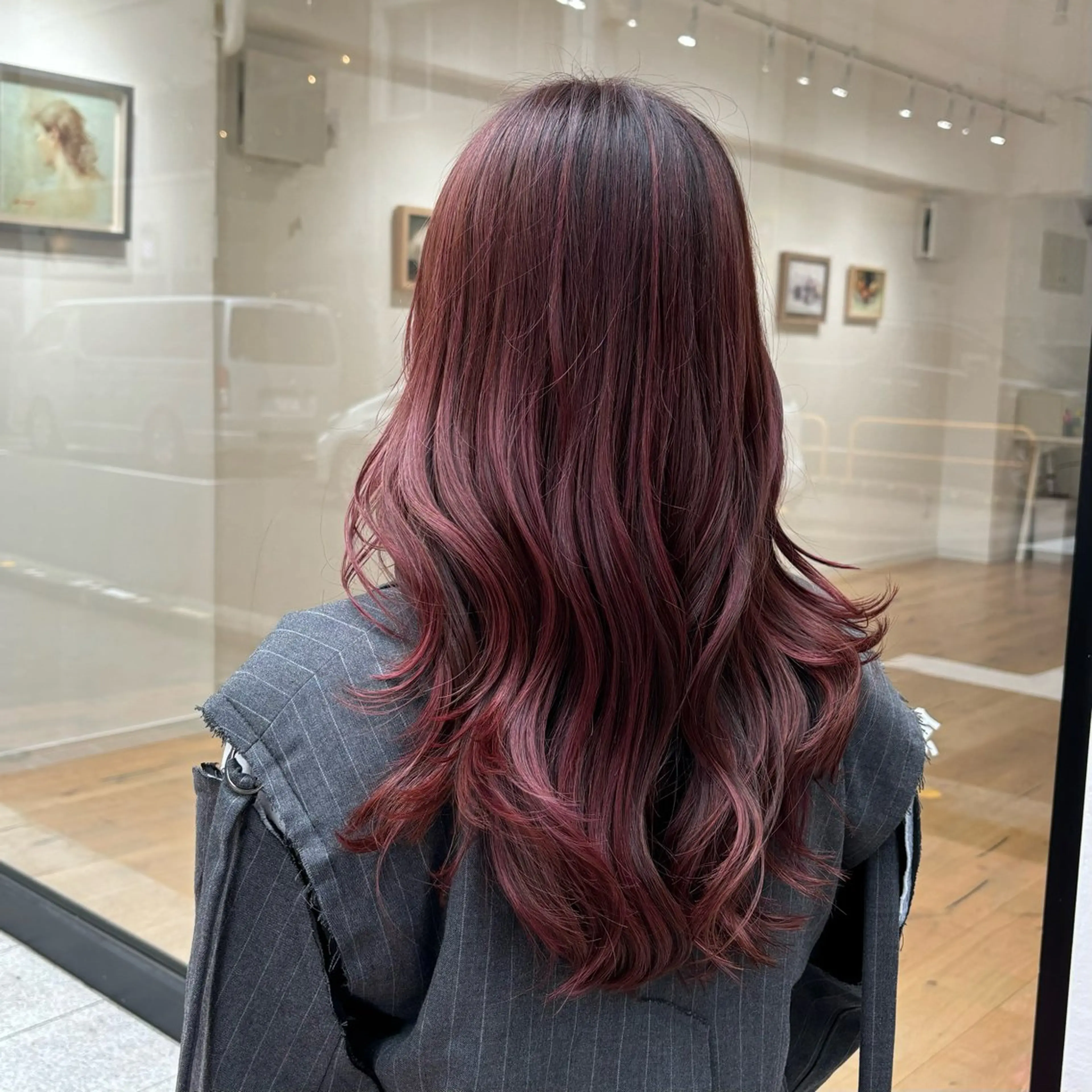 🎀【ご新規様平日限定】🎀カット+美艶カラー+3stepトリートメントの写真