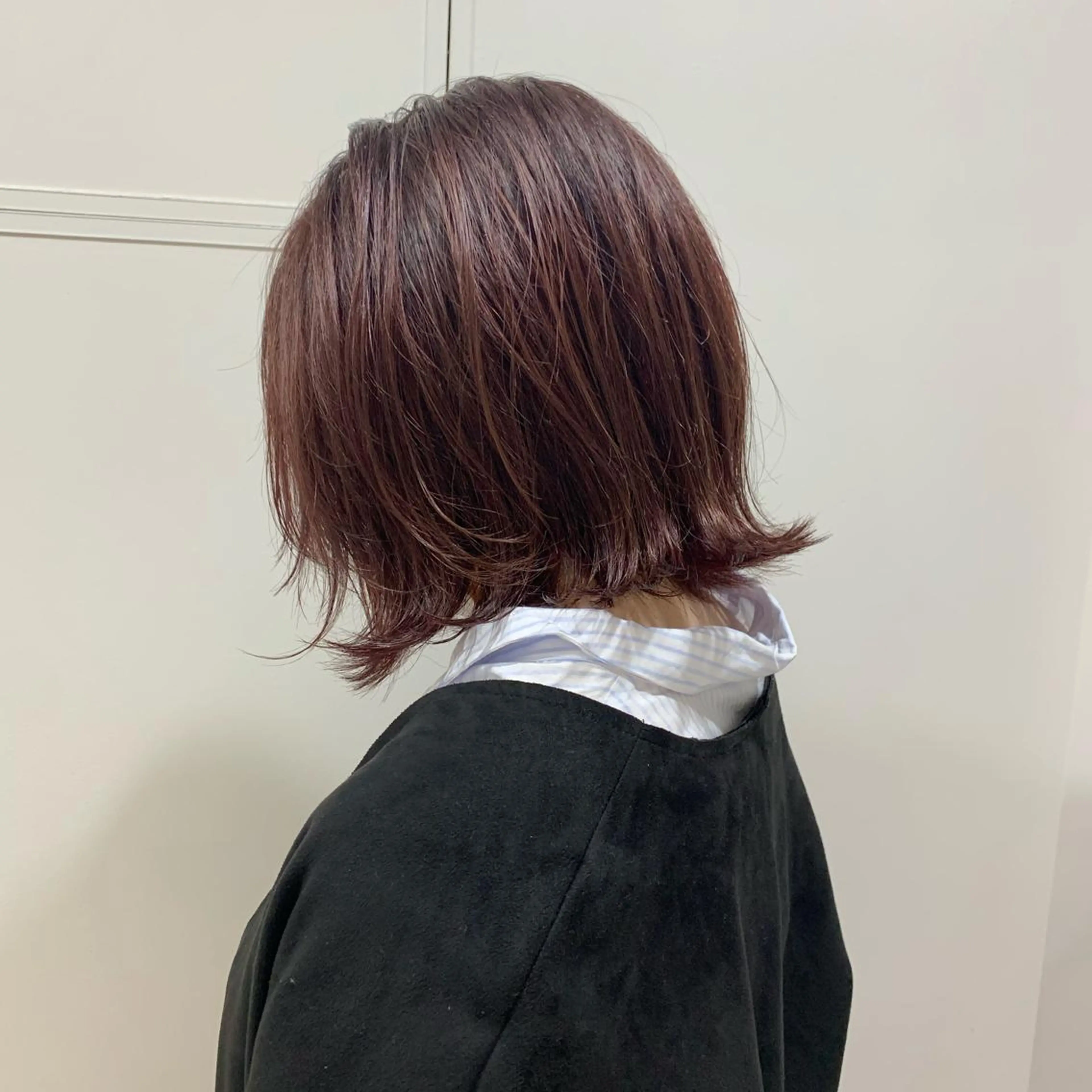 ミディアム カラー ブラウンカラー ピンクカラー ピンクブラウン fit /HONOKAのヘアスタイル