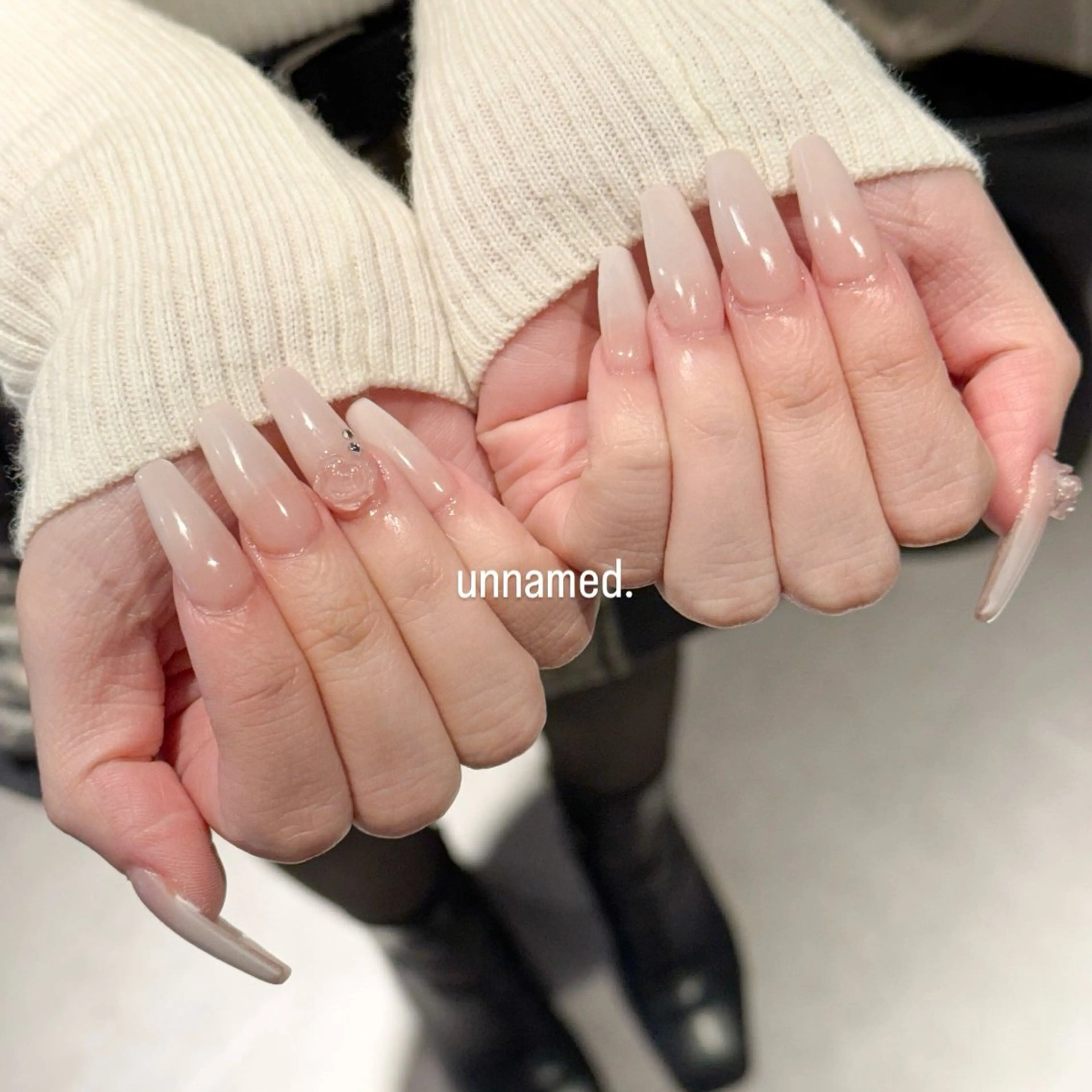 ネイル 氷ネイル・うるうるネイル ハンドネイル unnamed. Kurumiのネイルデザイン