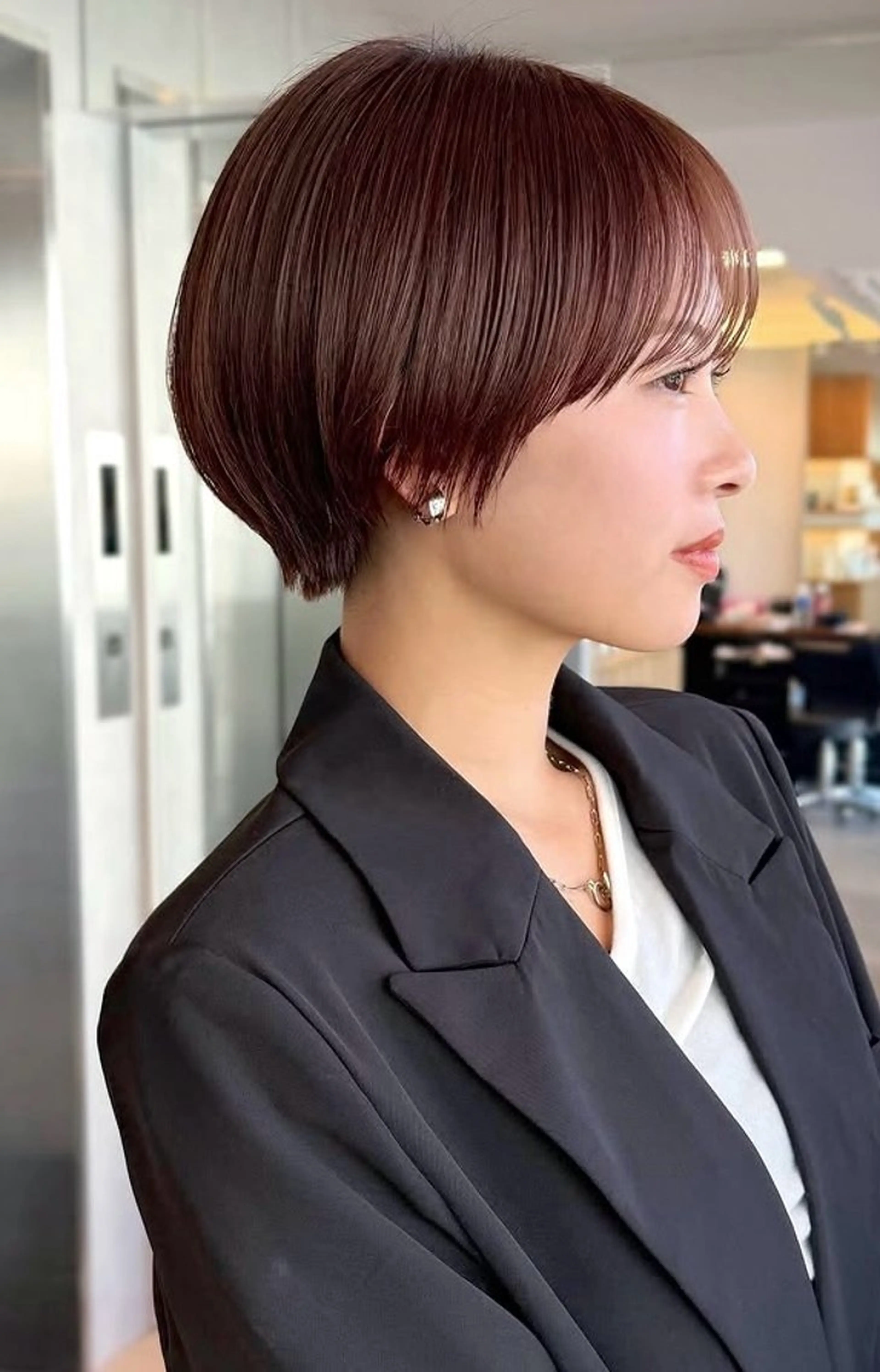 ショート ショートヘア まの れいこ/メンズカットのヘアスタイル