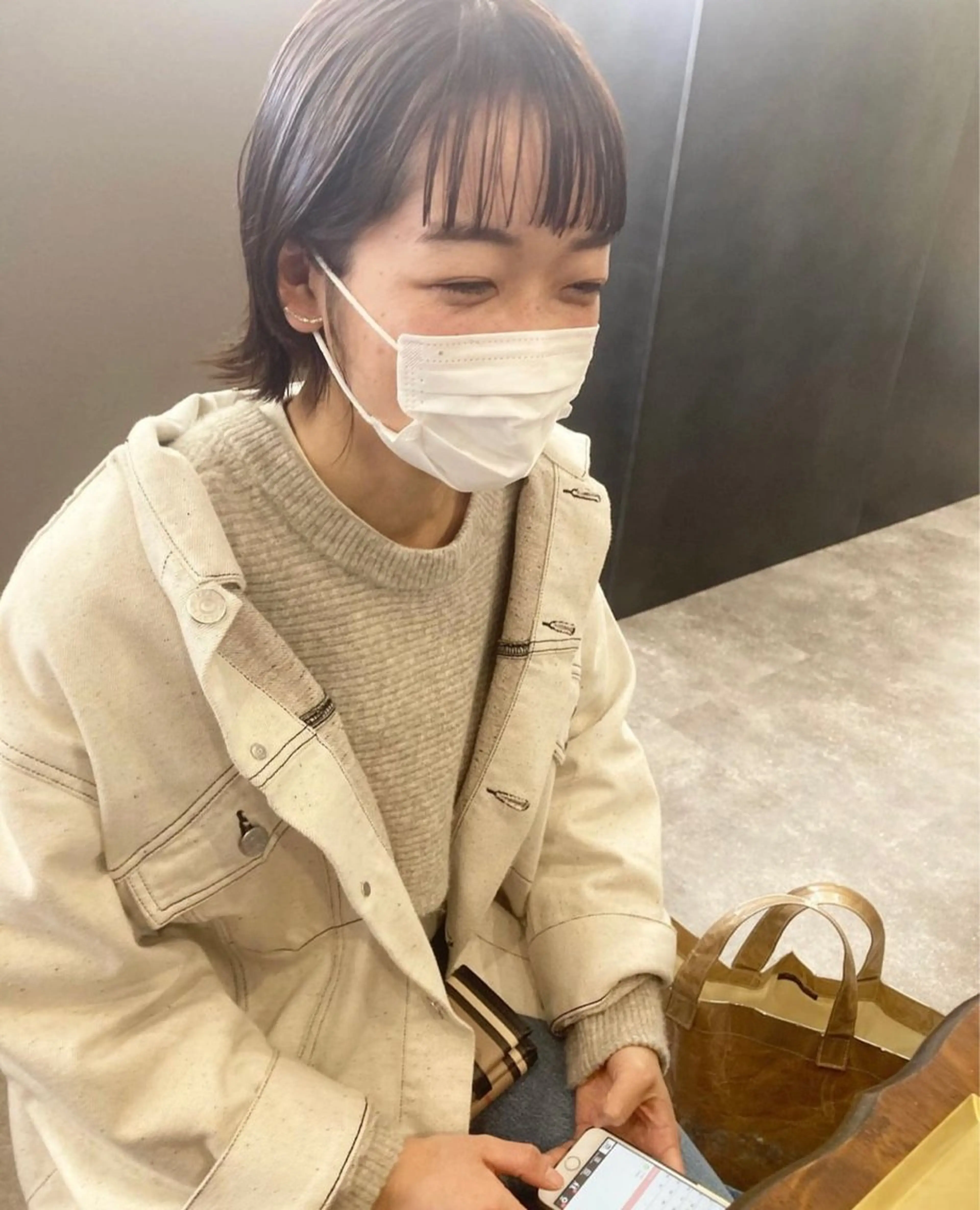 ショート パーマ/透明感カラー 元町🌱takutoのヘアスタイル