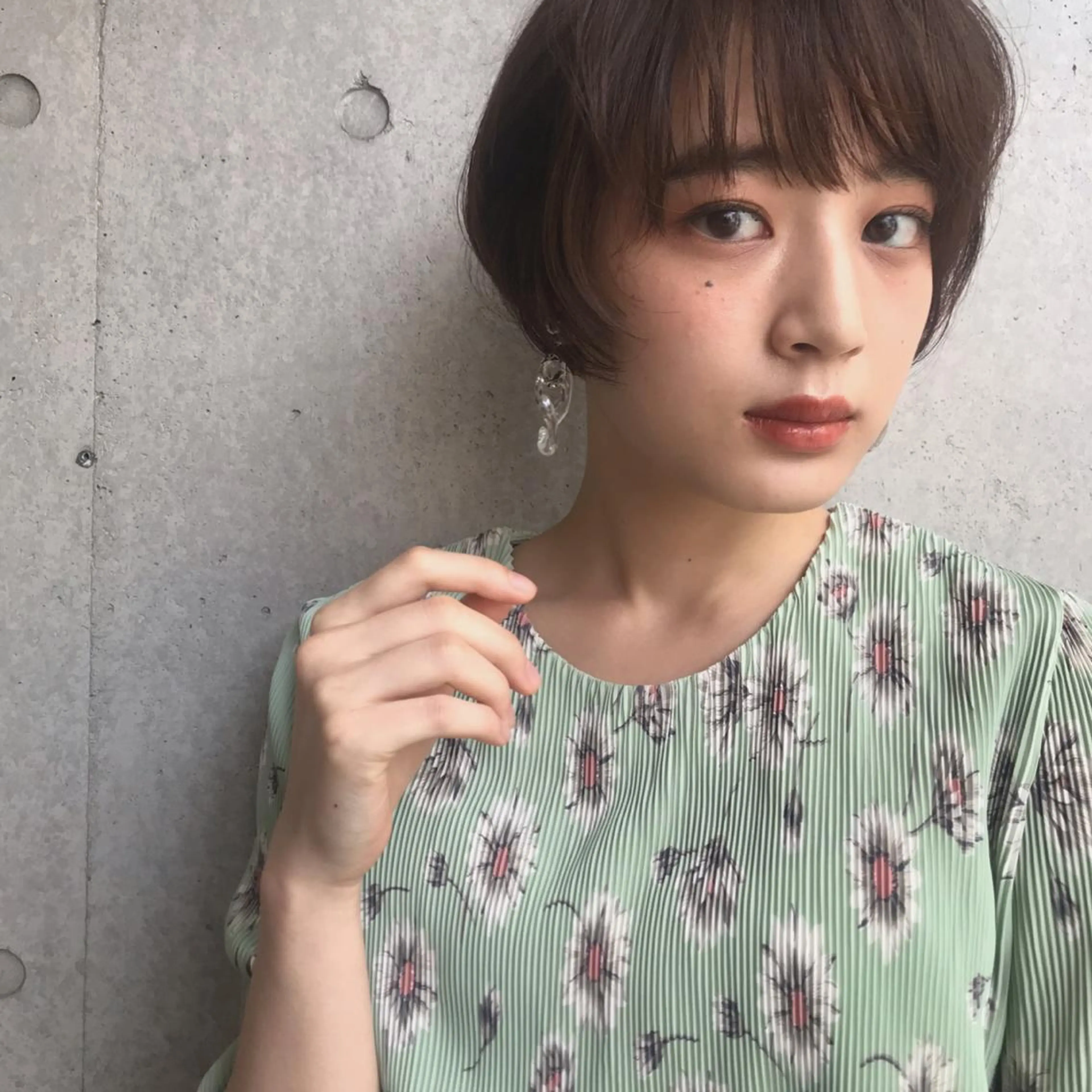 ショート カラー ショートボブ ベージュカラー ボブ ショートヘア non .のヘアスタイル