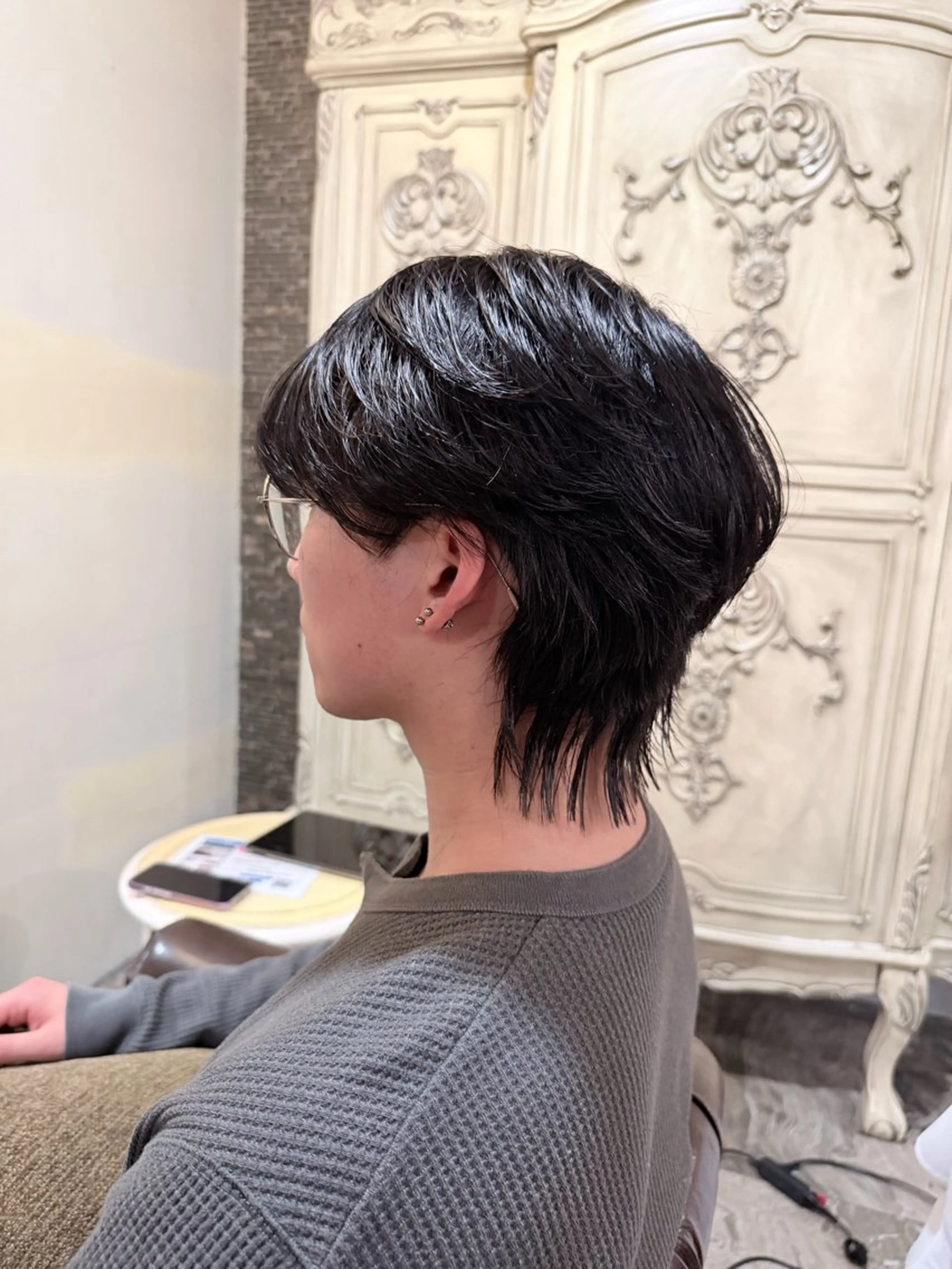 メンズ ダウンパーマ メンズパーマ ツーブロック カット 縮毛矯正 鈴木 将輝のヘアスタイル