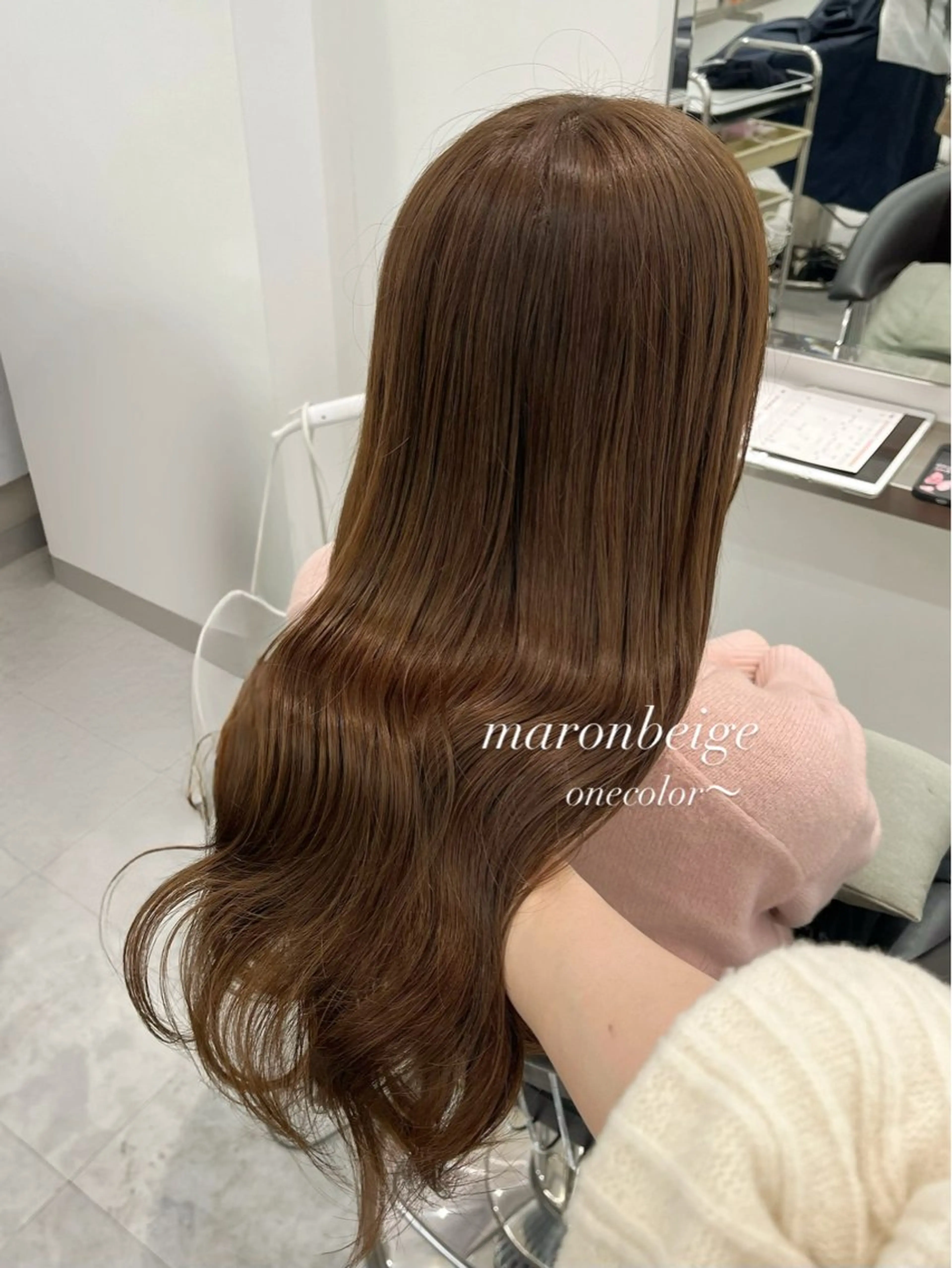 【透明感ワンカラー】+【高保湿Aujua4stepトリートメント】🪽🫧の写真