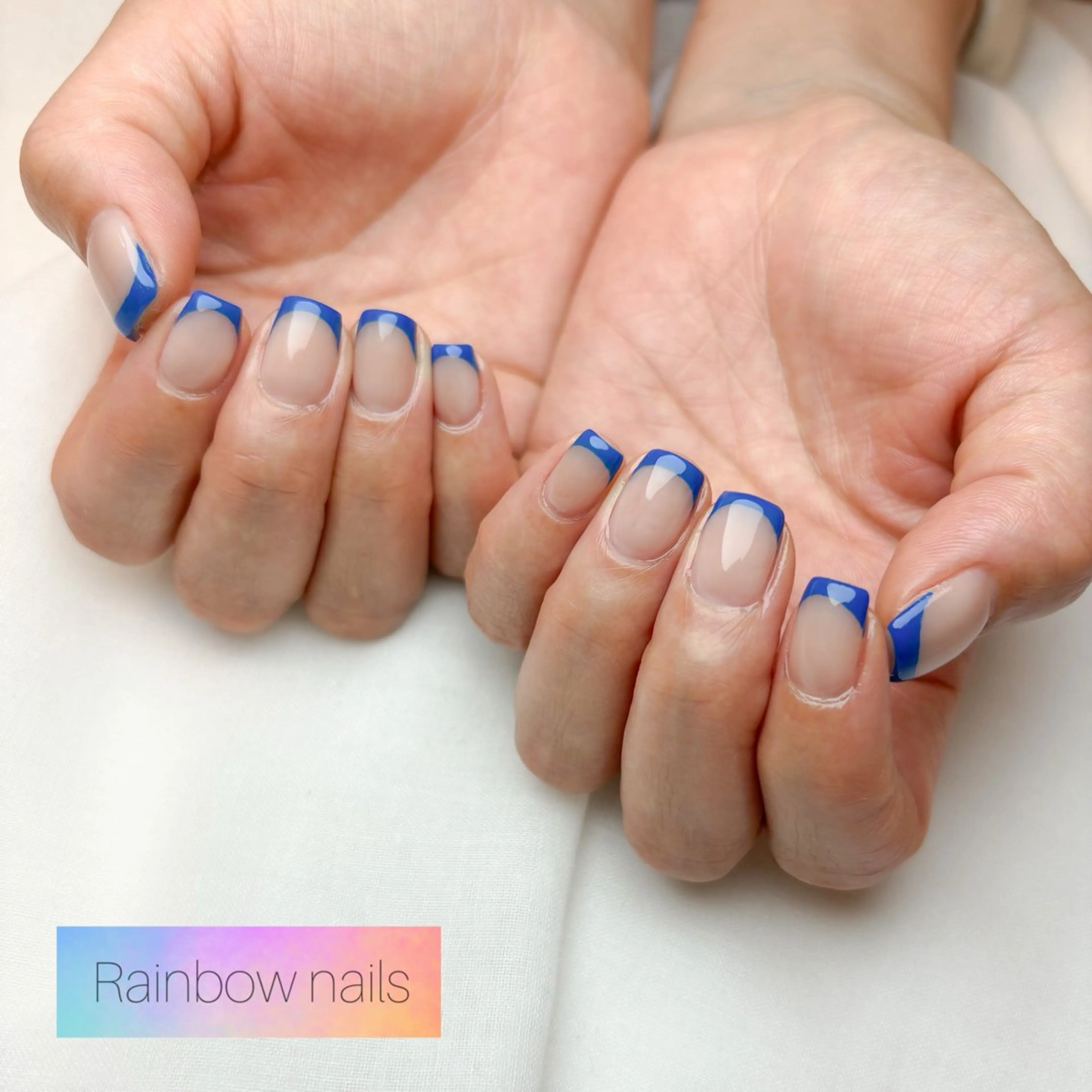 ネイル Rainbow nailsくろちゃんのネイルデザイン