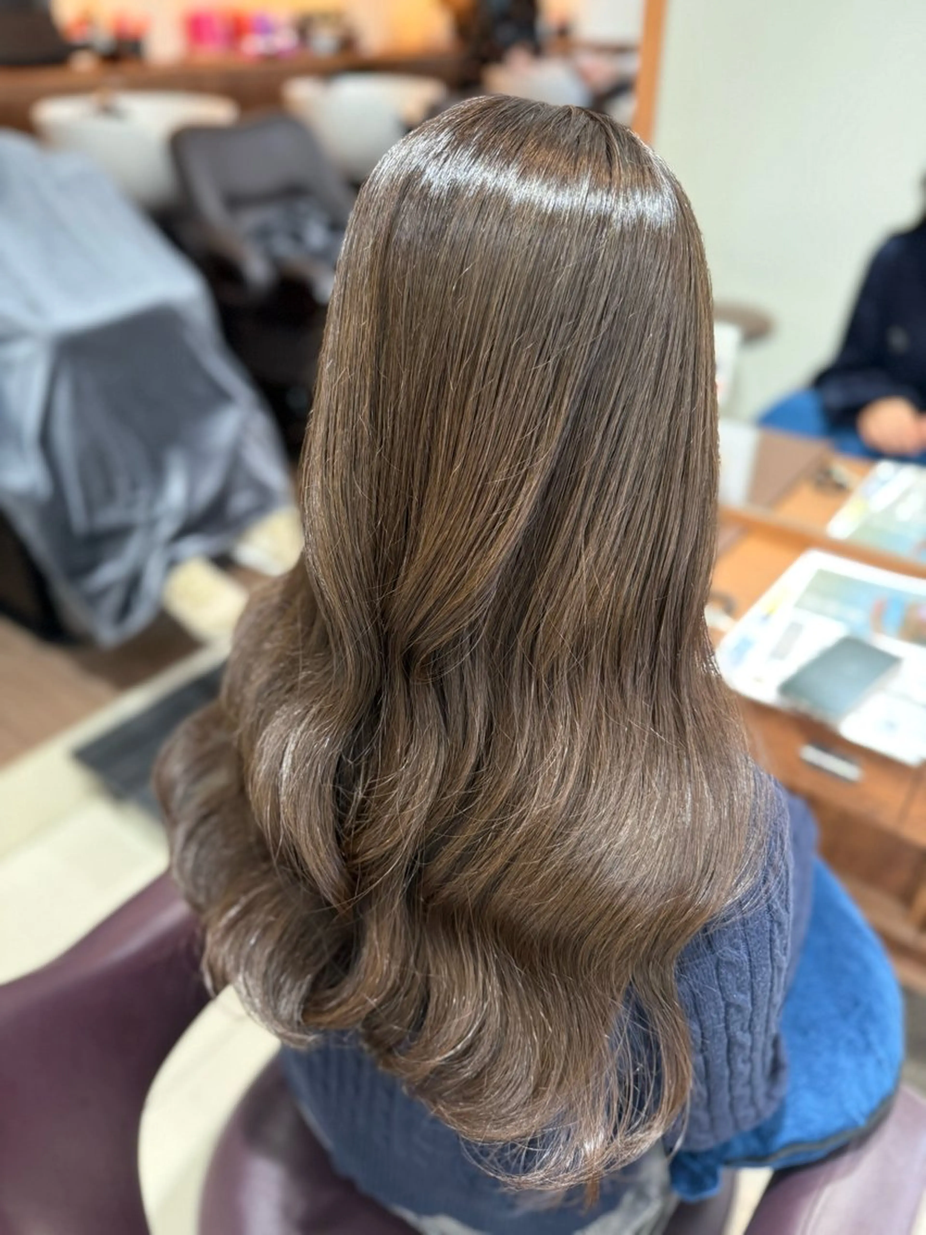 ロング カラー カット ヘアカラー 木村 有希のヘアスタイル
