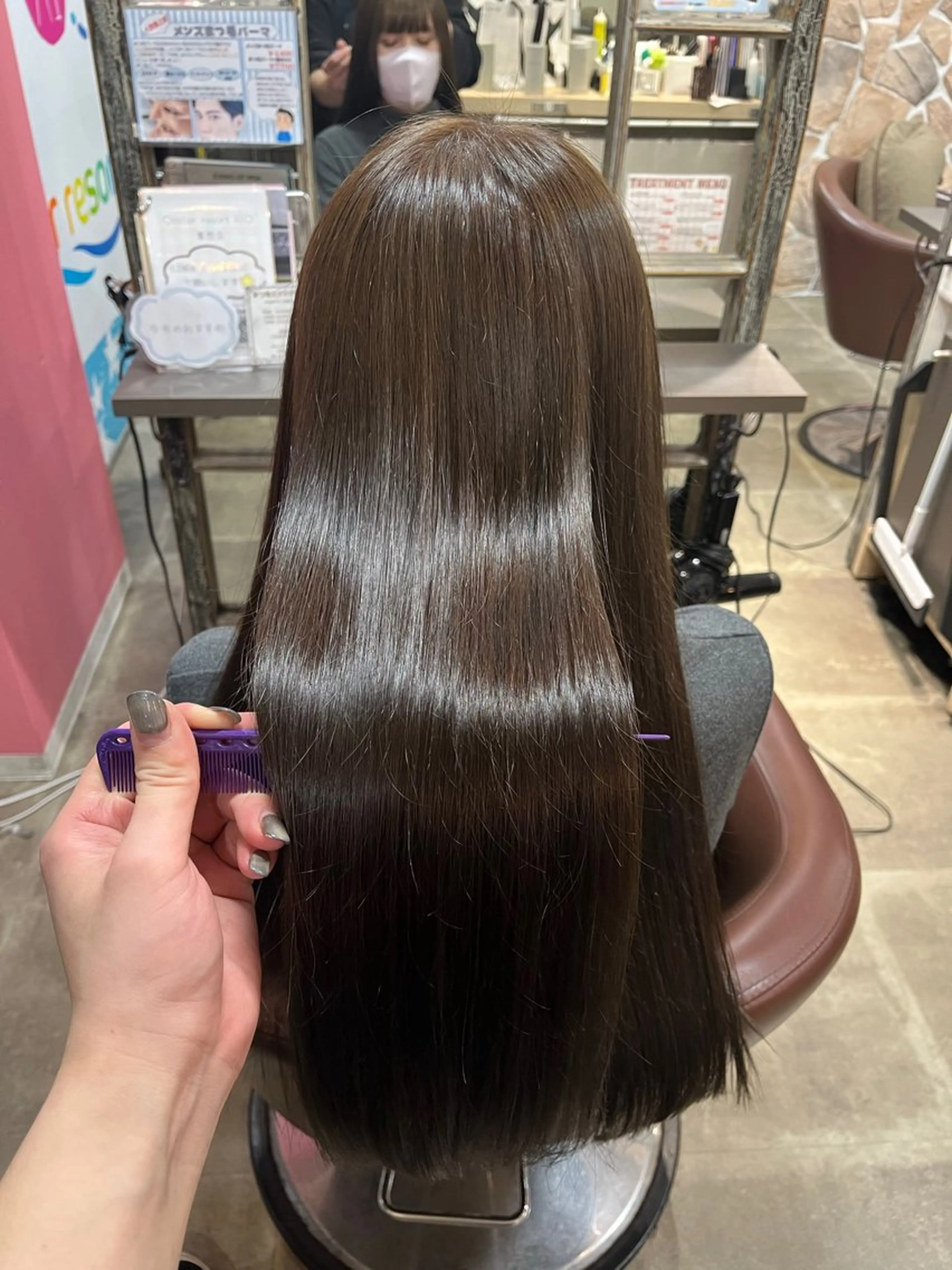 【赤み撲滅カラー👋】💙アディクシーカラー使用💙赤み消しフルカラー🌈✨青みやマット系に強いダメージレスカラー👗✨の写真