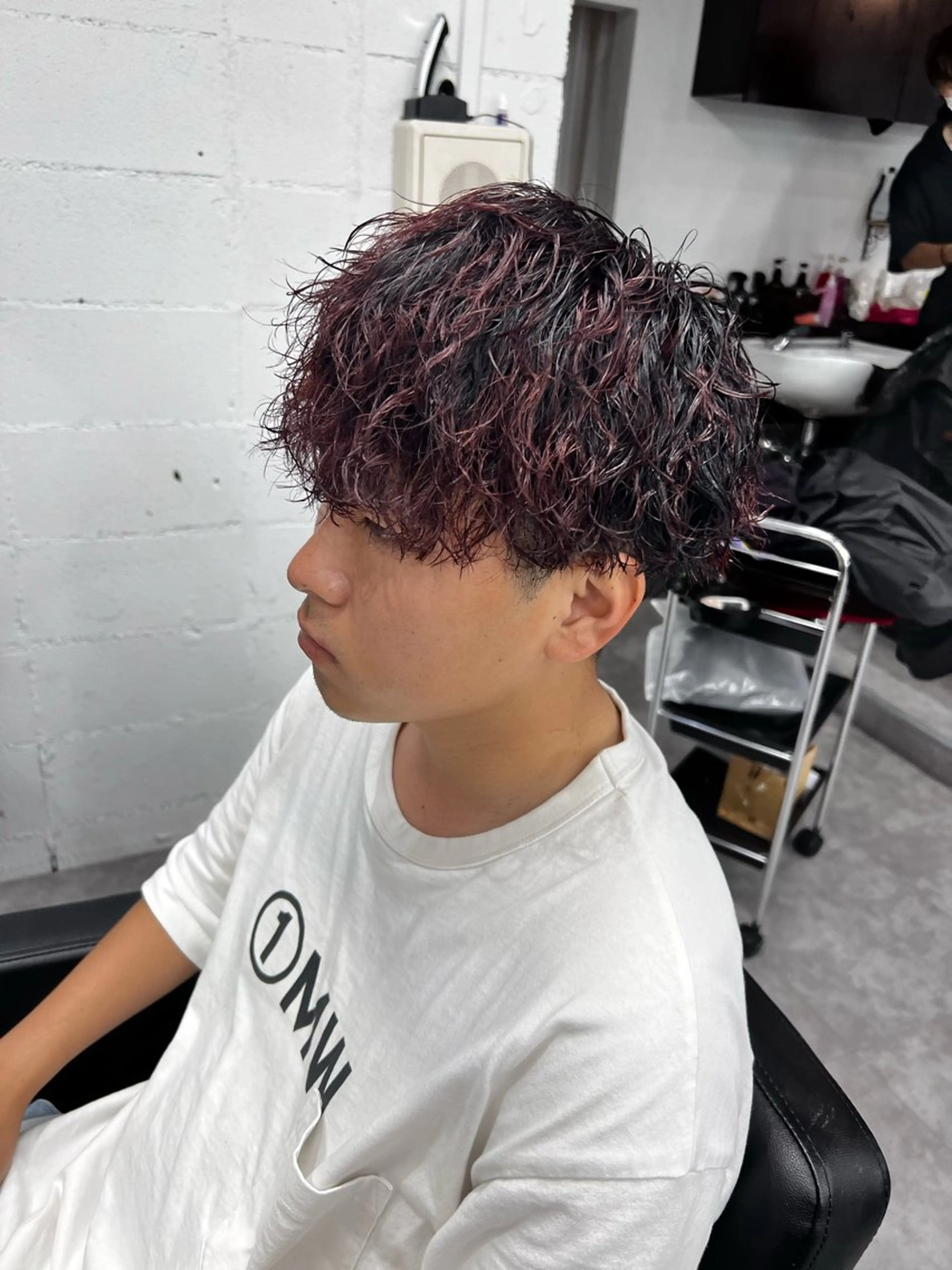 パーマ メンズ 笹江 瑞穂のヘアスタイル