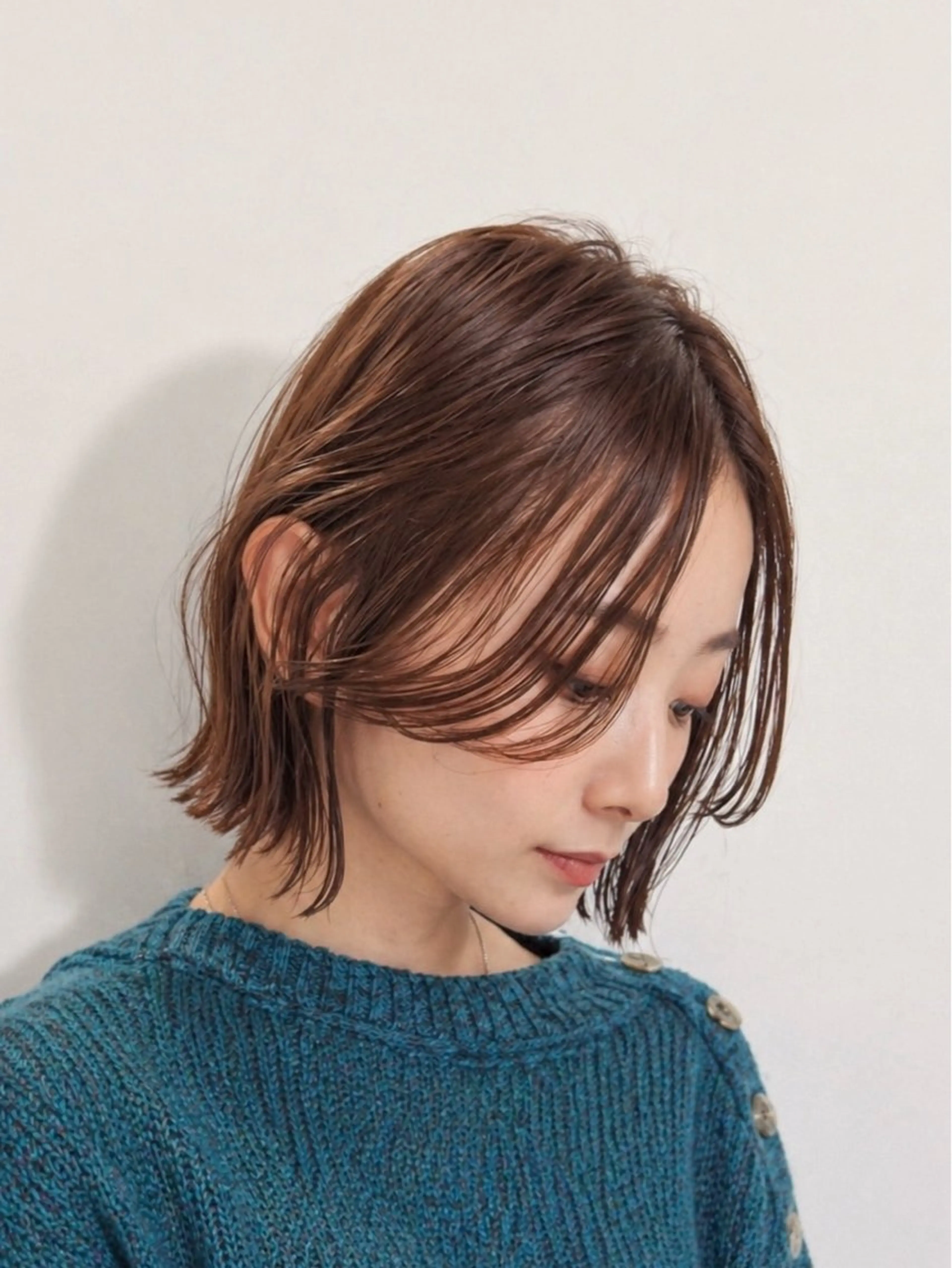 レディース カット+暖色/レッド/カシス/ピンク/バイオレットカラー(ブリーチなし)の写真