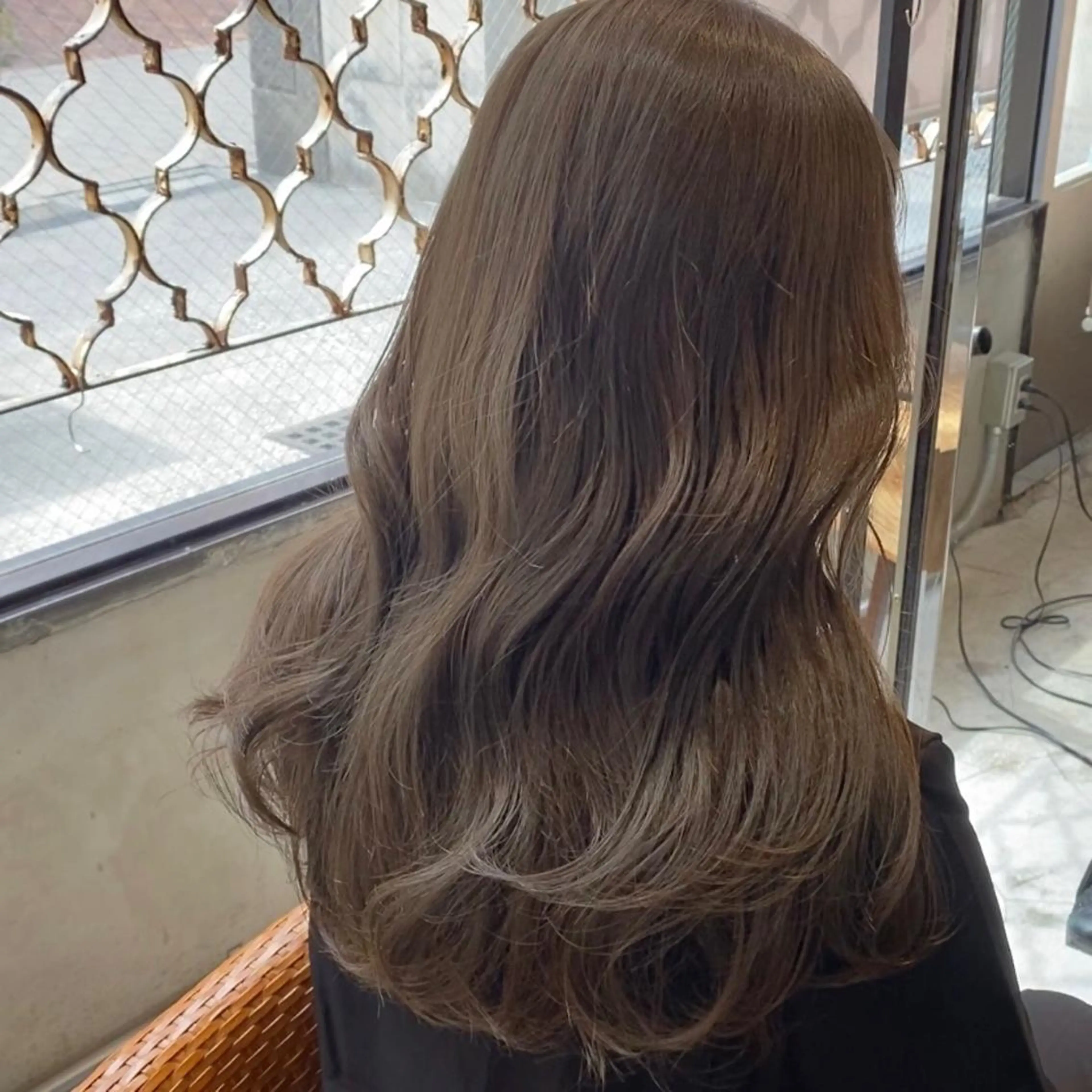 ロング カット ヘアカラー トリートメント 韓国レイヤー/透明感 カラー🦋mioのヘアスタイル
