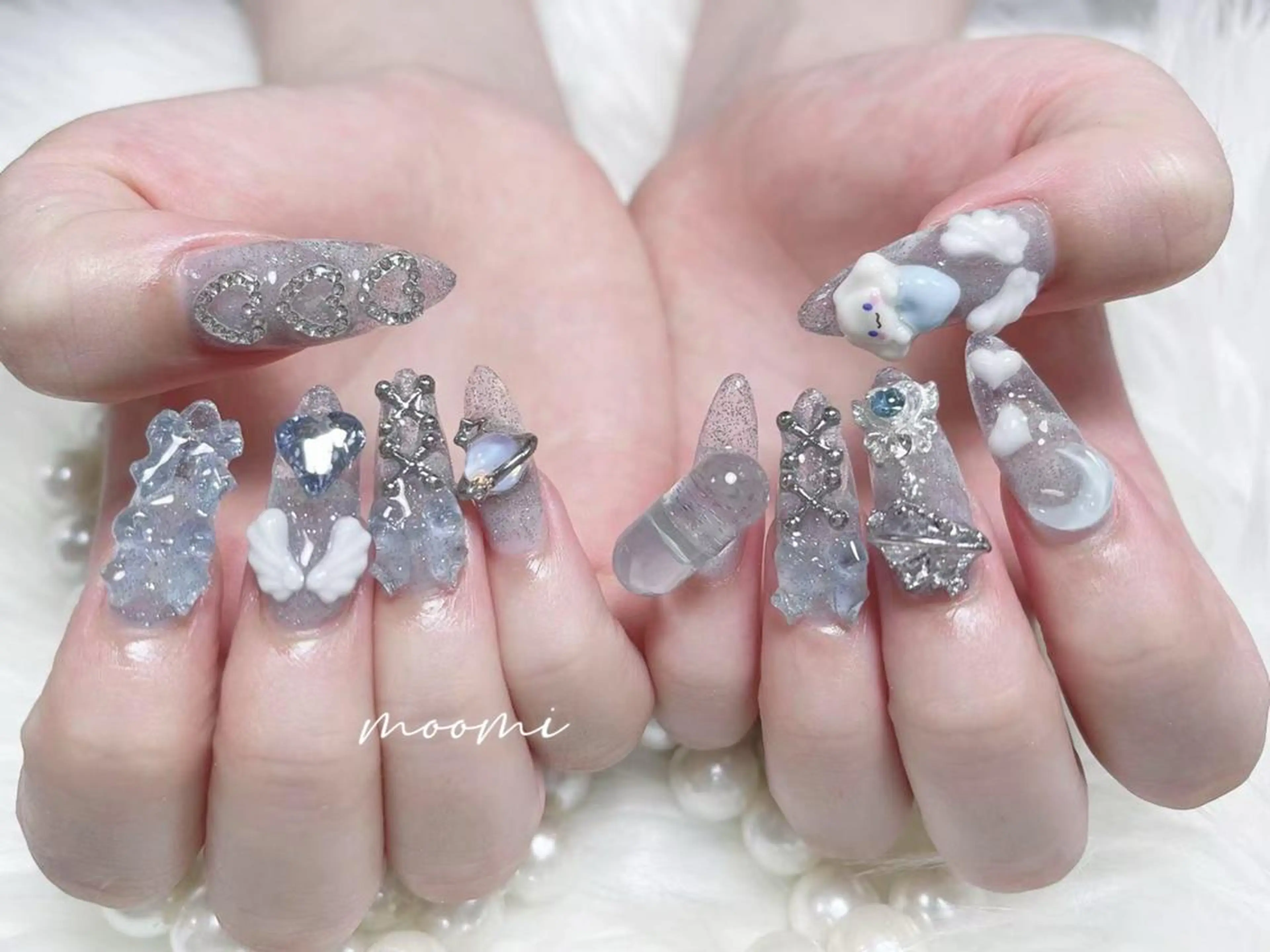 ネイル moomi nail スカルプ専門のネイルデザイン