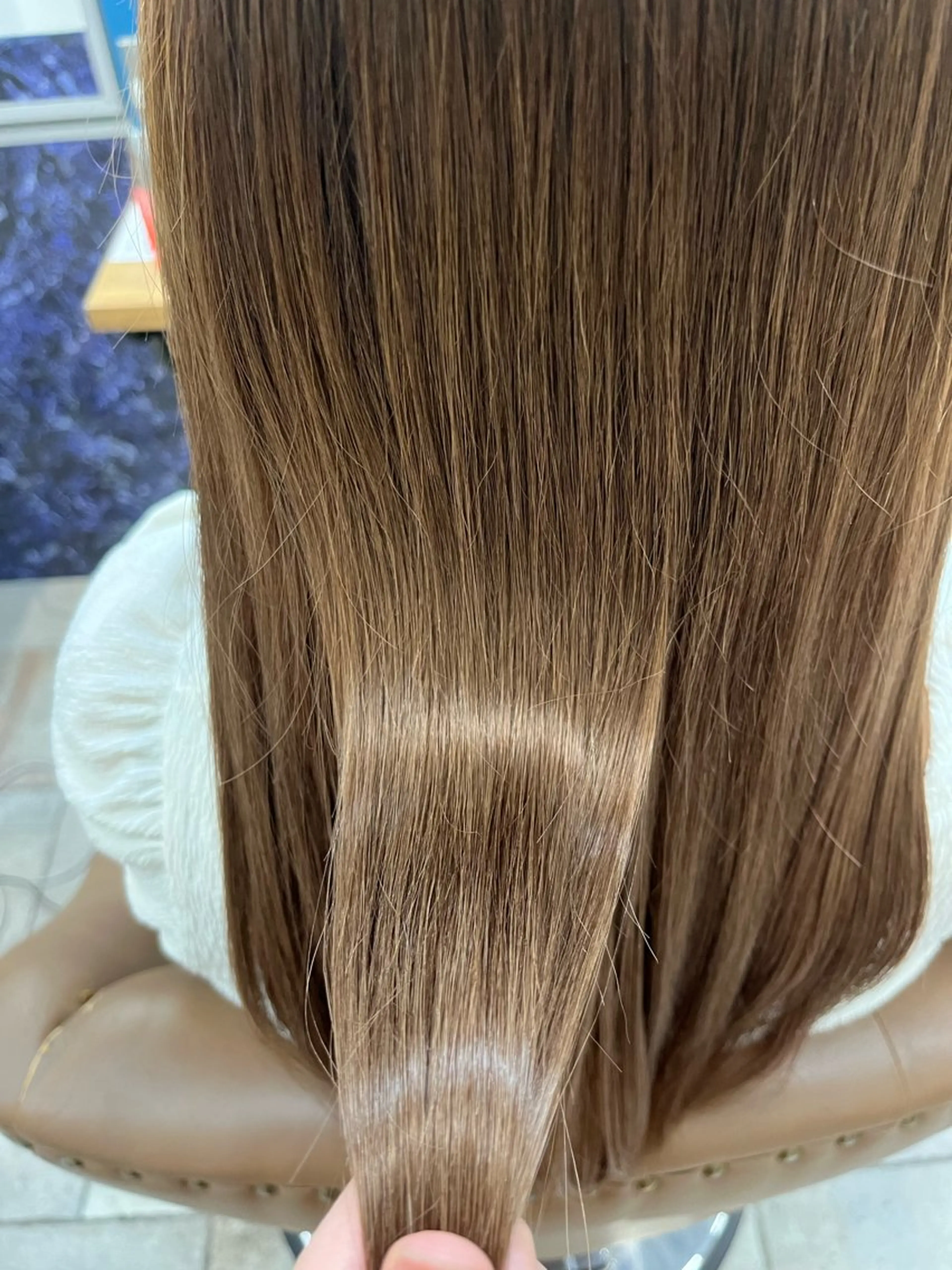 セミロング カラー/アイリスト 麻優のヘアスタイル