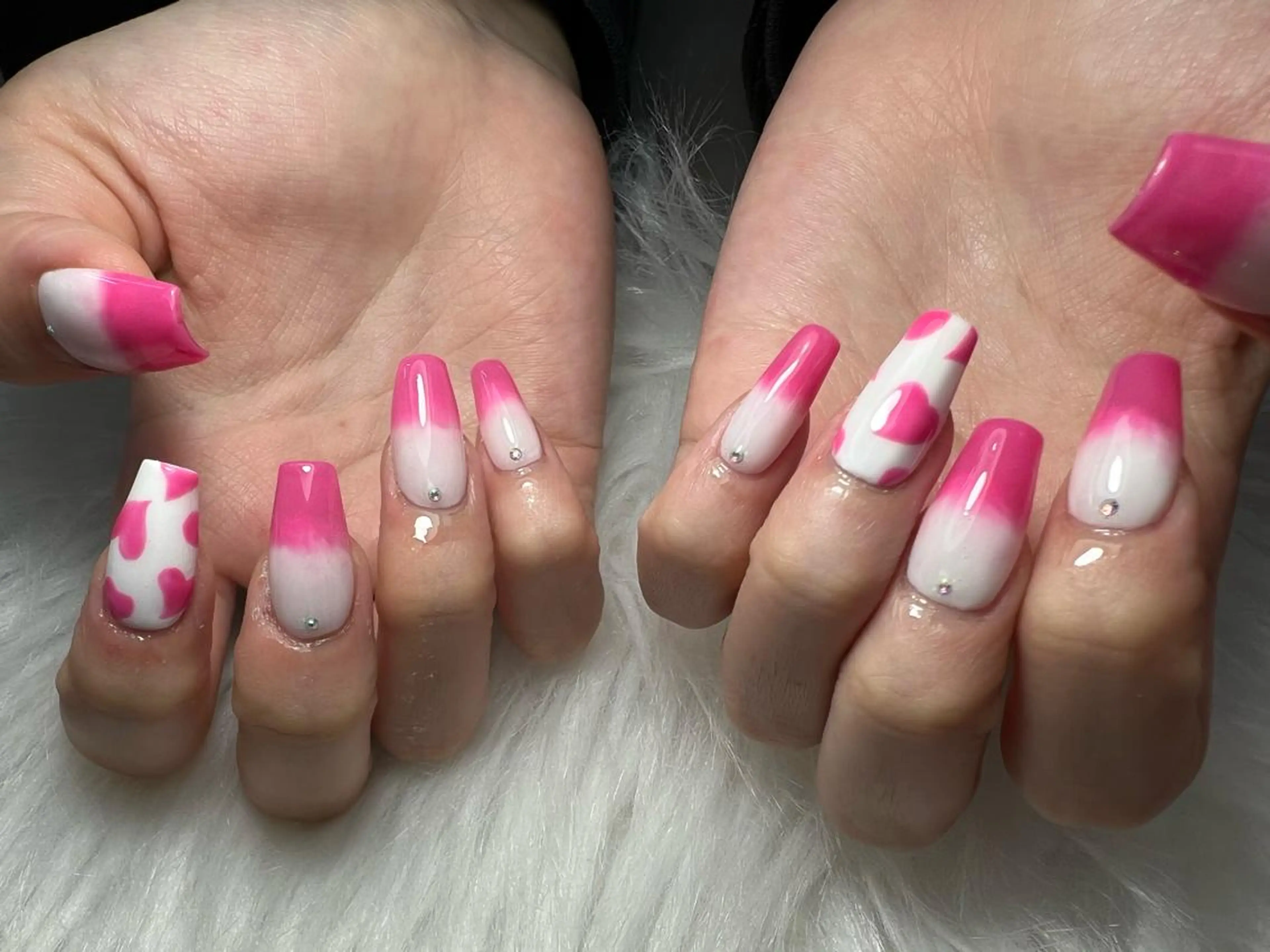 ネイル ハンドネイル Mana‪ ‪·͜· ❤︎‬のネイルデザイン