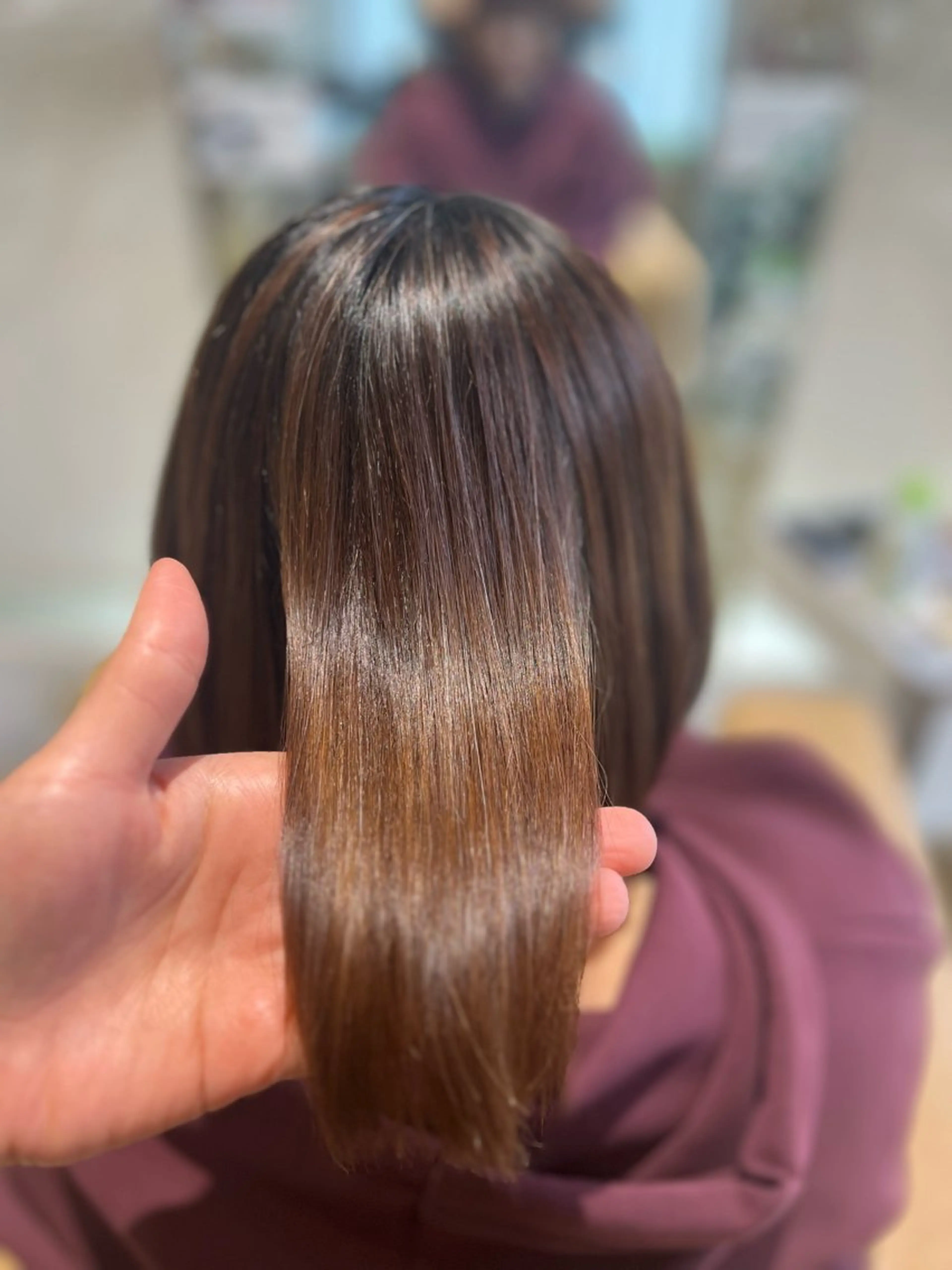 ショート カット 縮毛矯正 トリートメント JILL河内花園店 Nanamiのヘアスタイル
