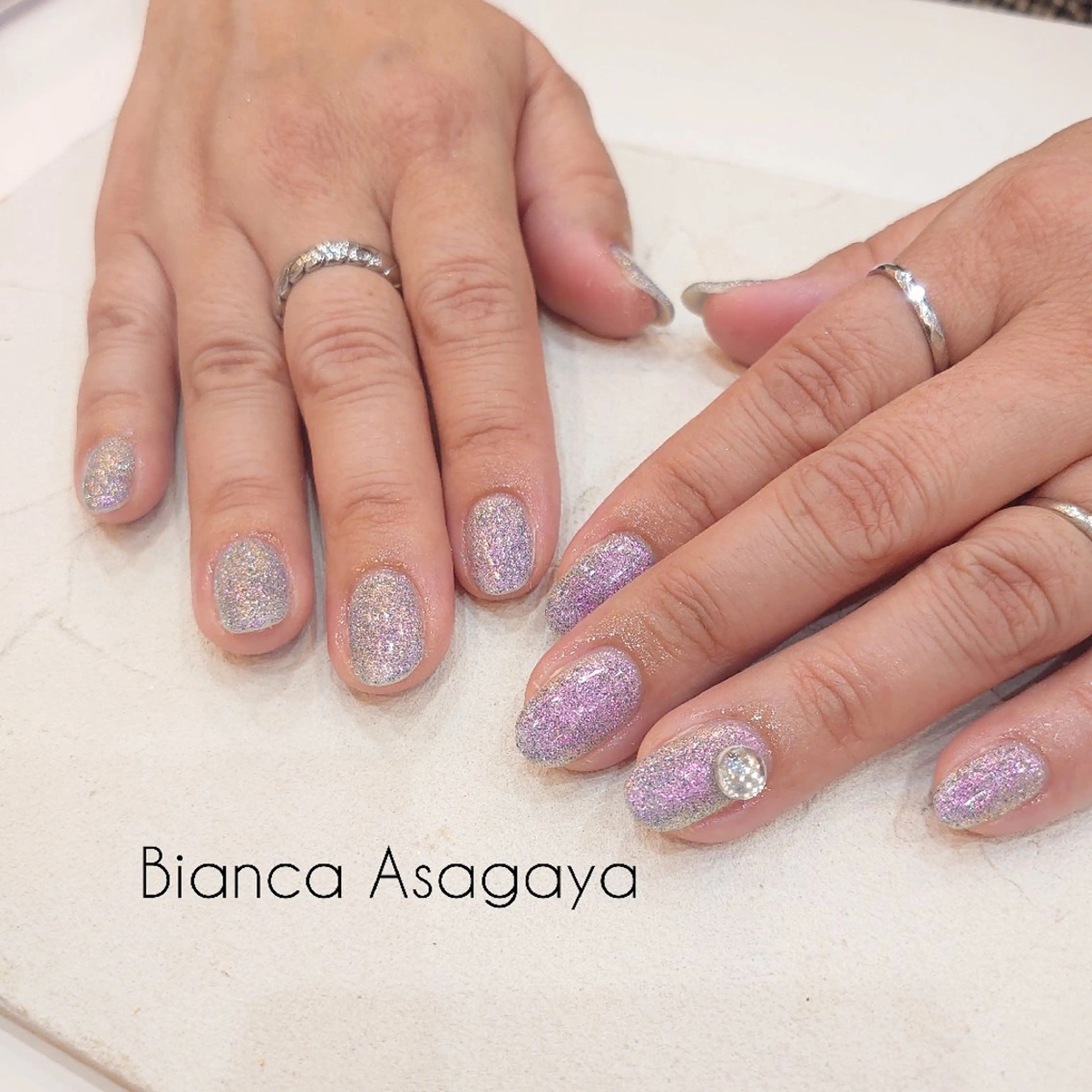 ネイル フラッシュネイル シンプルネイル 春ネイル Bianca TANAKAのネイルデザイン