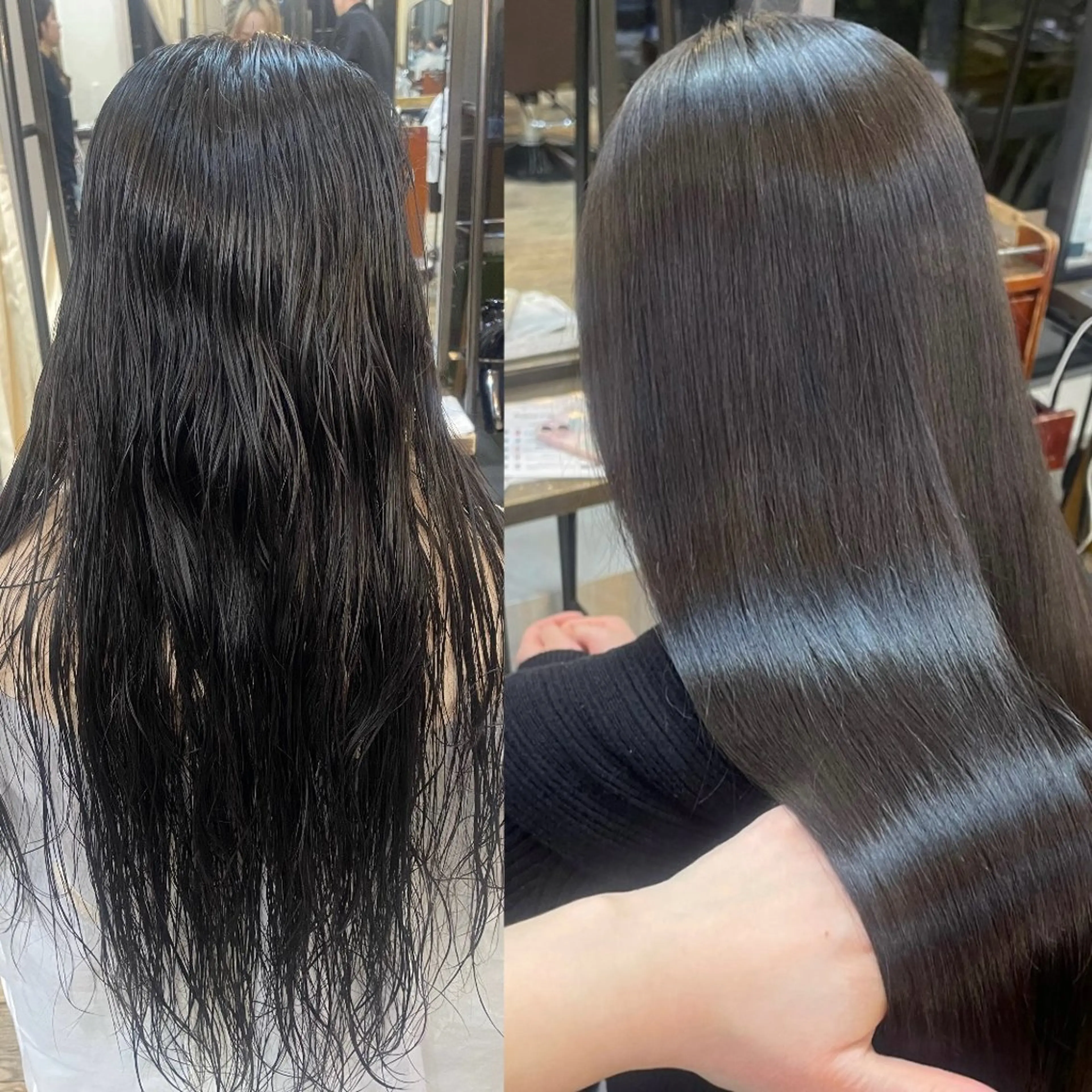 ロング 縮毛矯正 kahona/カラー /パーマ/銀座のヘアスタイル