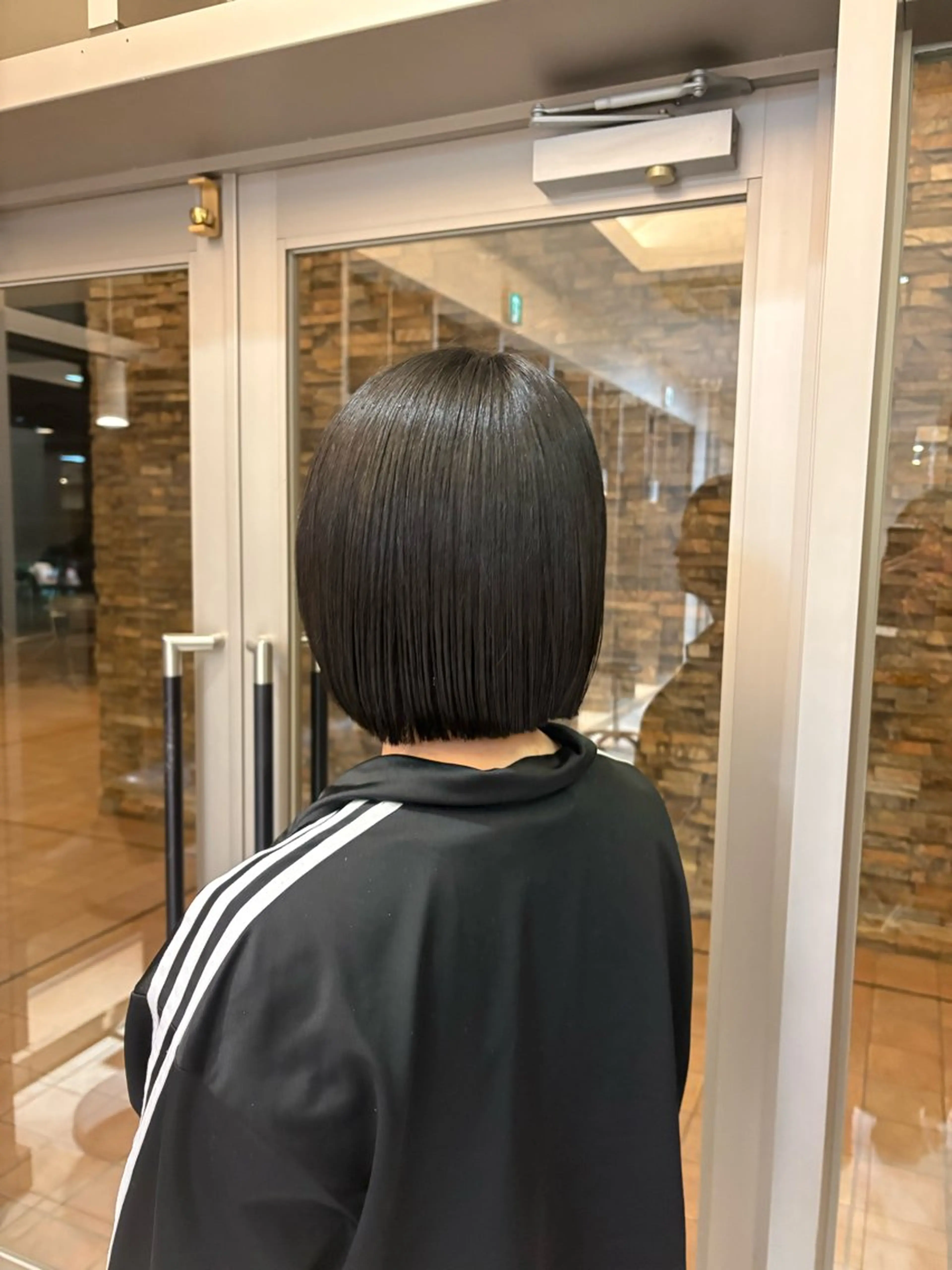 ショート 切りっぱなしボブ ボブ 行木 そらのヘアスタイル