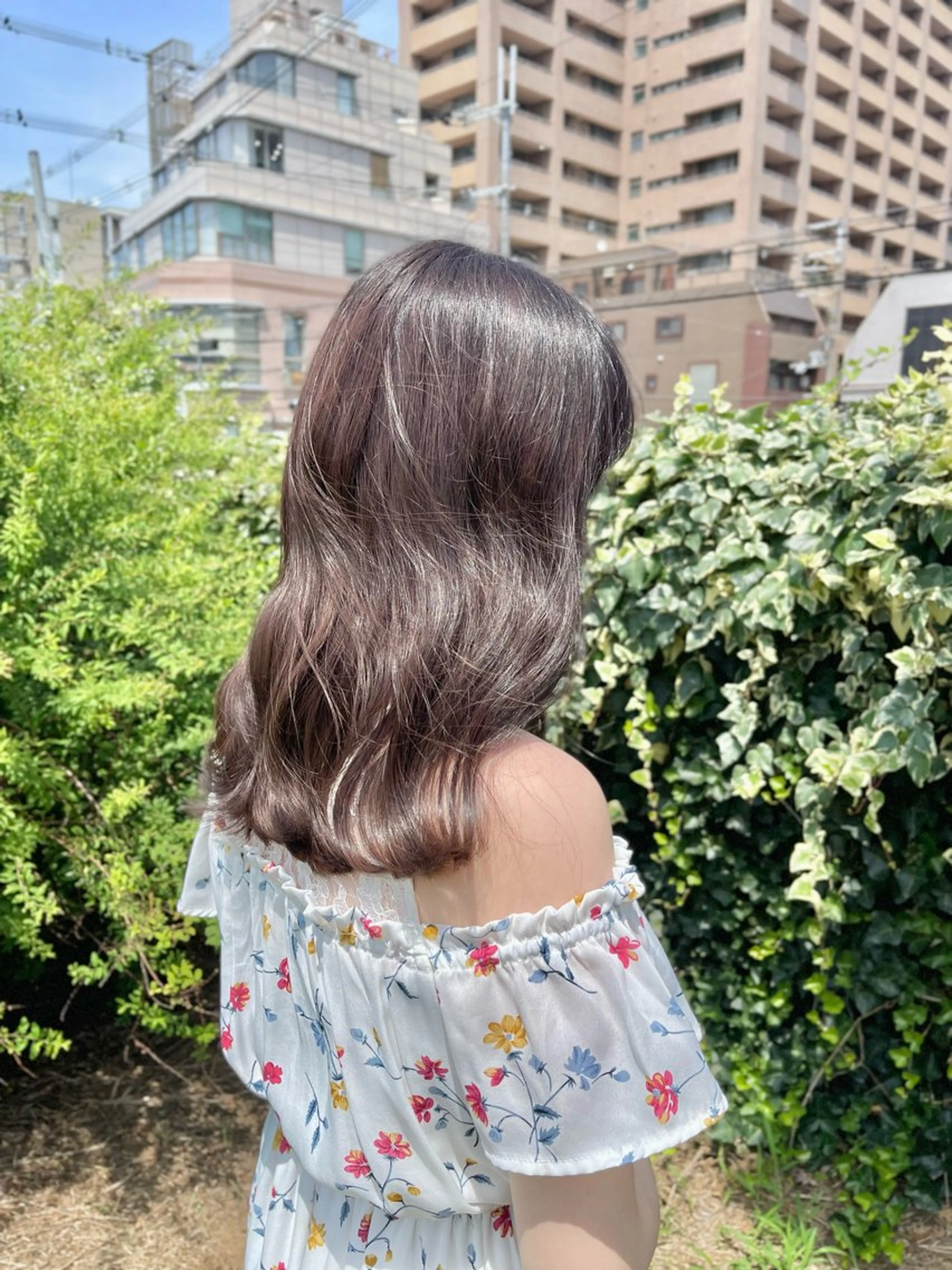 セミロング カラー 髪質改善 ♦️髪質改善縮毛矯正 美髪💍谷口克也♦️のヘアスタイル