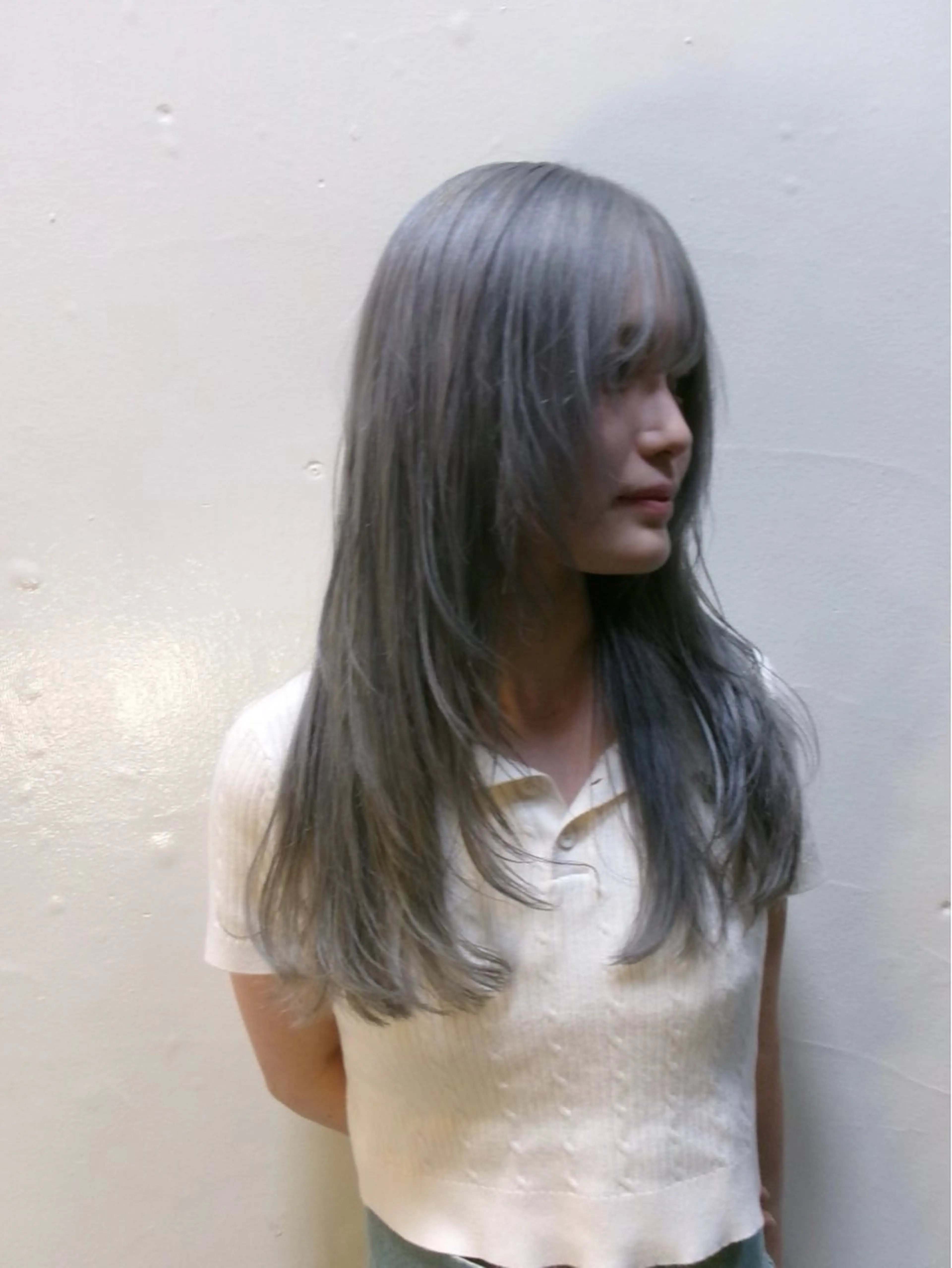 セミロング カット ヘアカラー トリートメント レイヤー/ボブ/ 透明感カラー/ニワのヘアスタイル