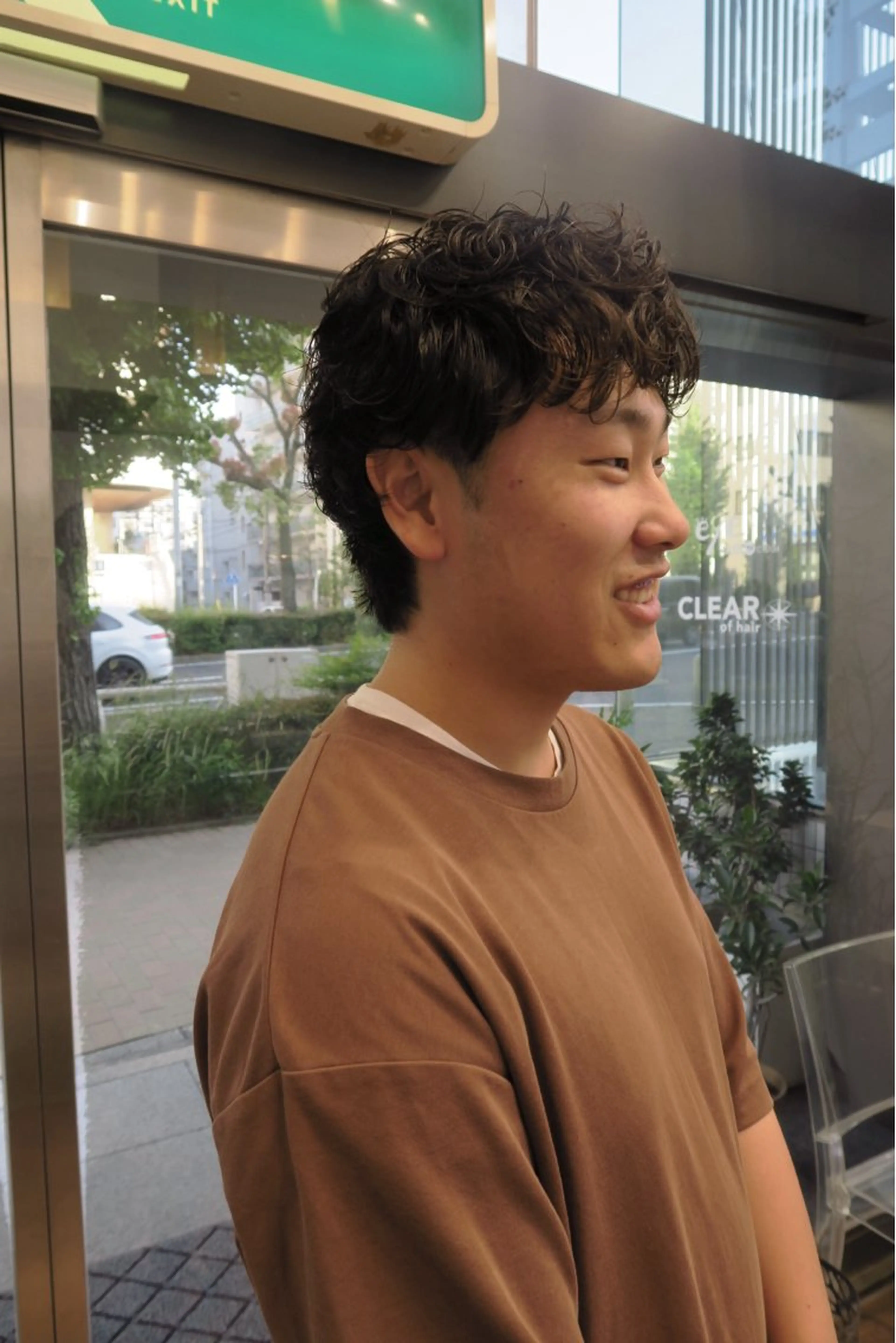 パーマ メンズ カット パーマ トリートメント マツザキ マナトのヘアスタイル