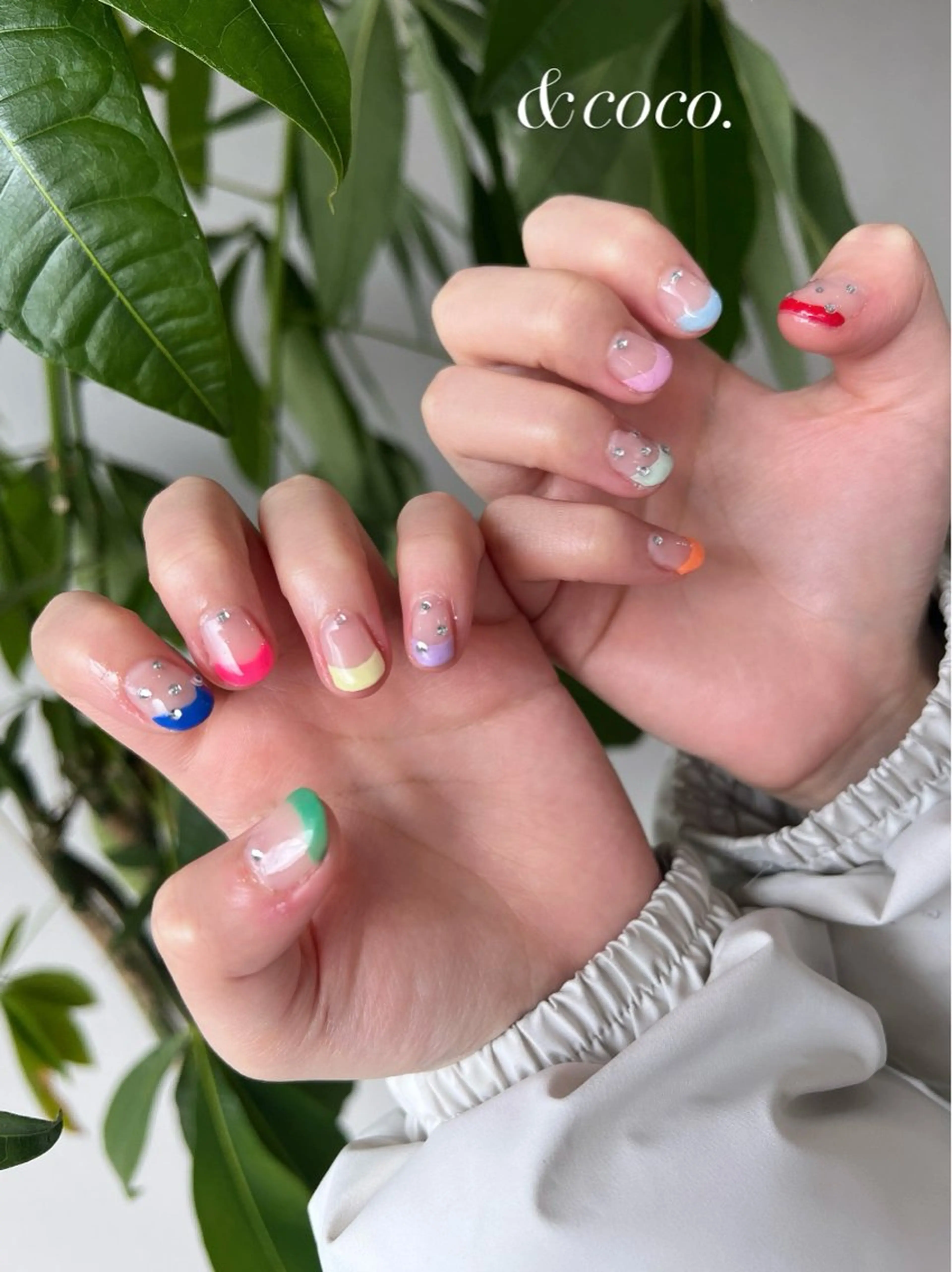 ネイル フレンチネイル ハンドネイル ＆ coco.のネイルデザイン