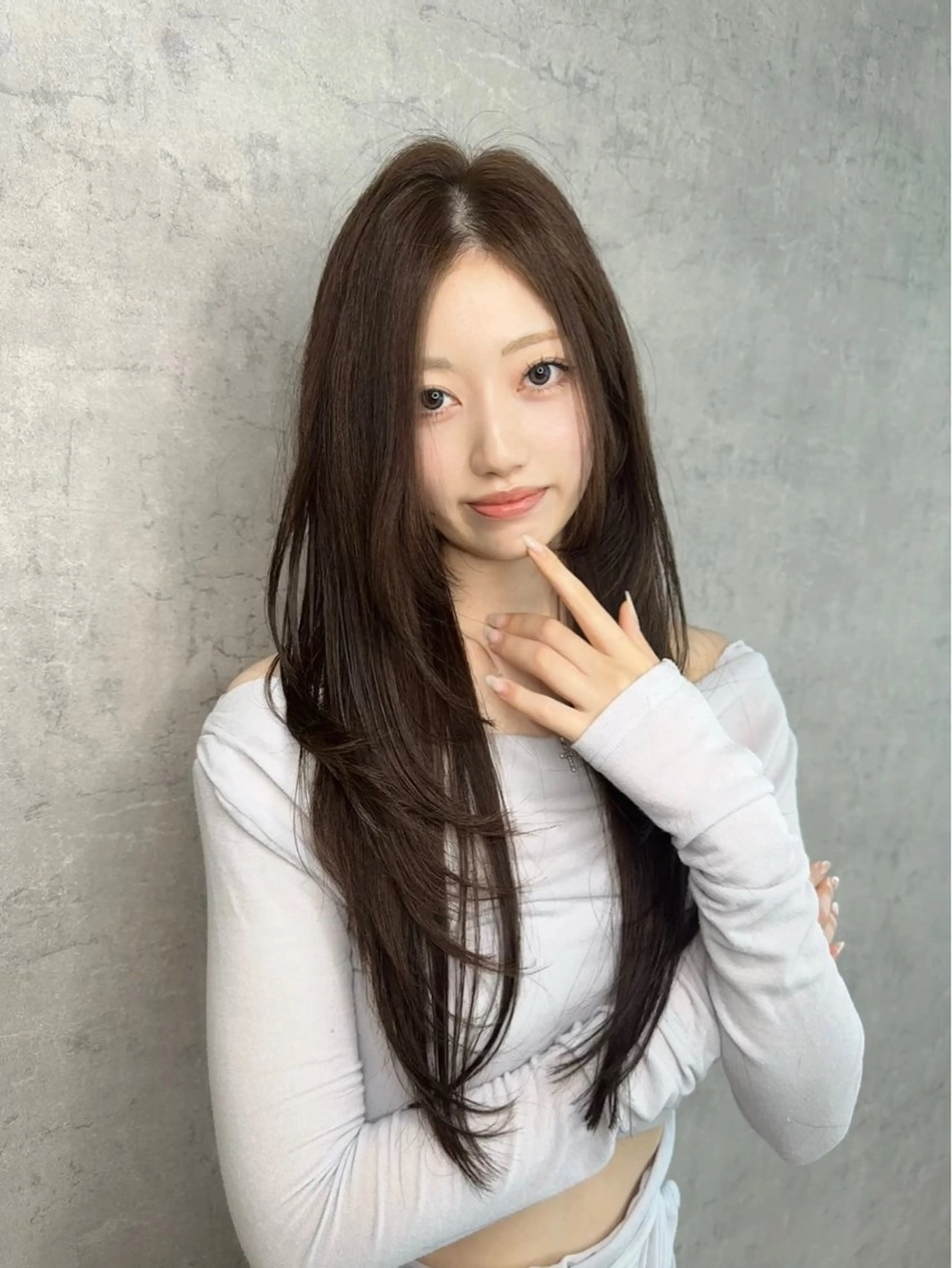 ロング トレンド韓国レイヤー 🇰🇷のんのヘアスタイル