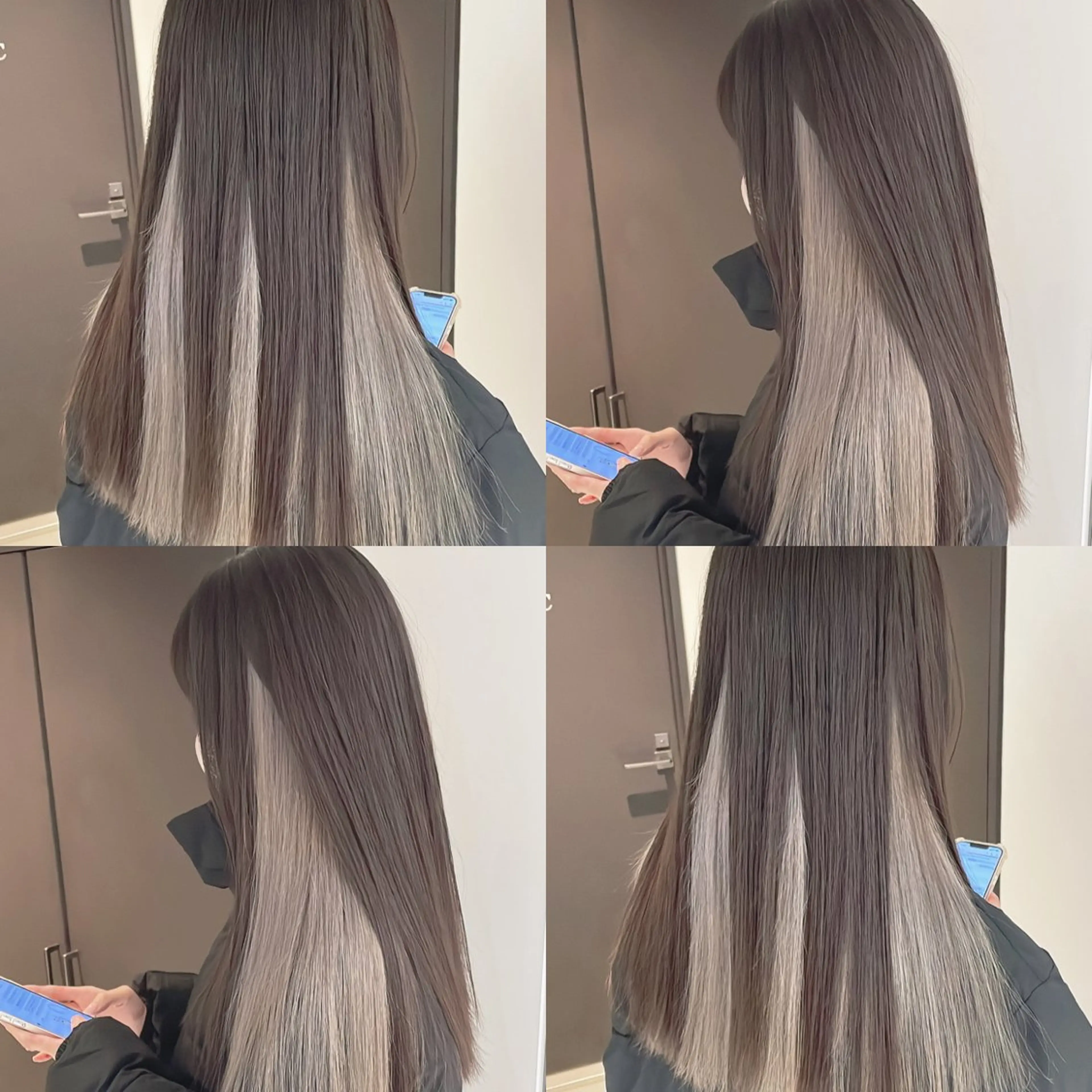 カラー ブリーチ ヘアカラー トリートメント 渋谷:インナーカラー ／🍒エリカ🍒のヘアスタイル