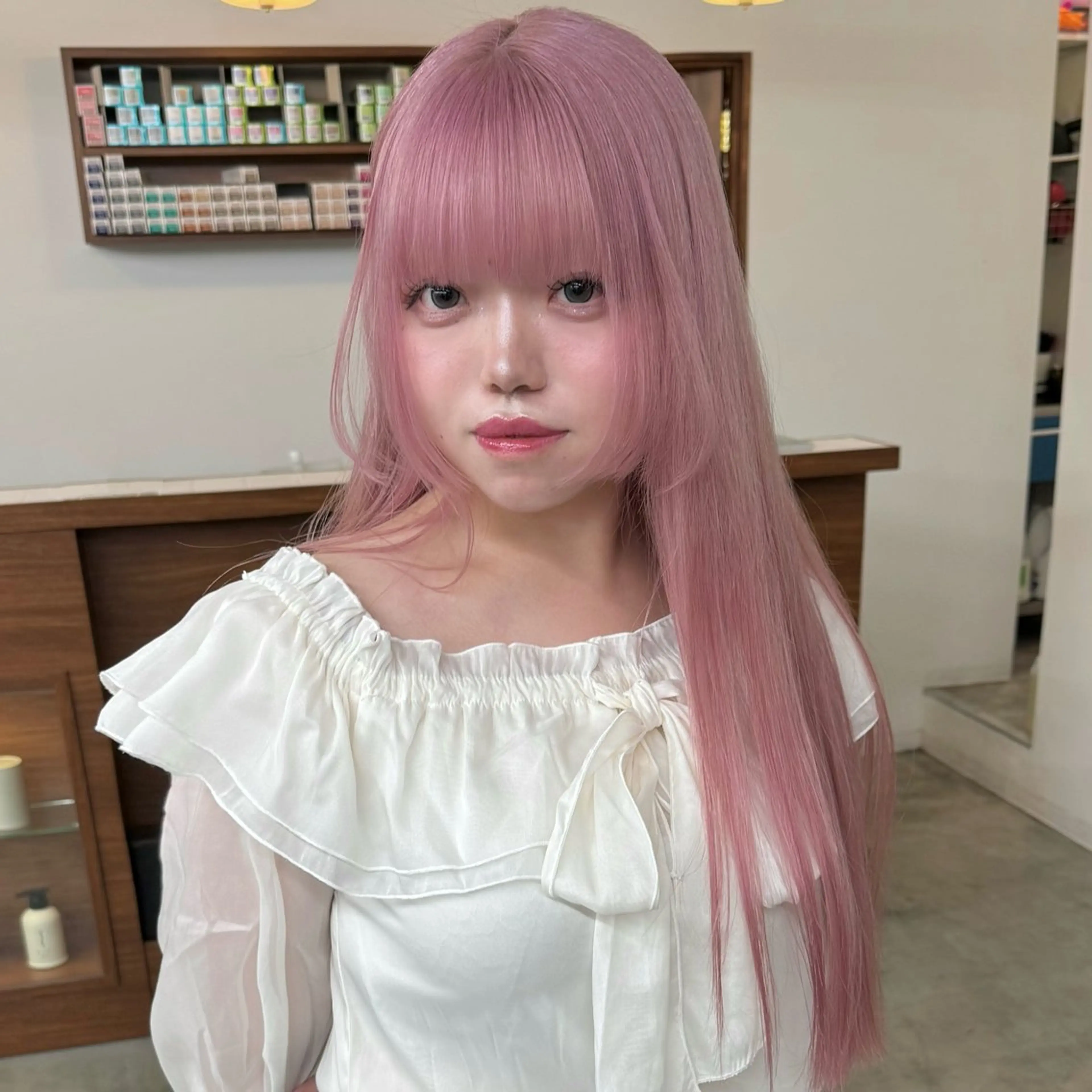 ロング カラー エクステモデル募集 💗大阪梅田/川上のヘアスタイル