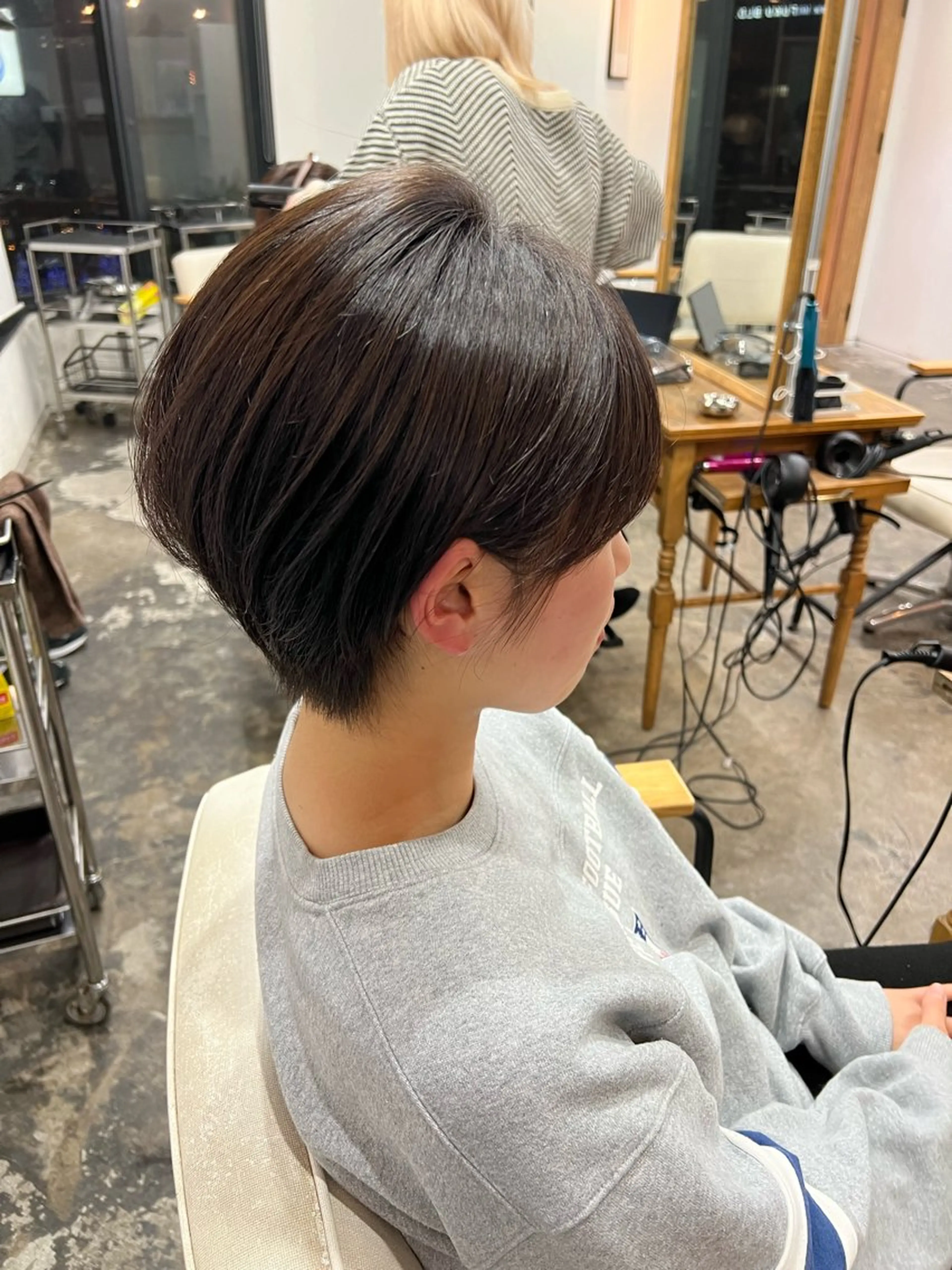 ショート 丸みショート ショートヘア いざわりお /梅田/ブリーチのヘアスタイル