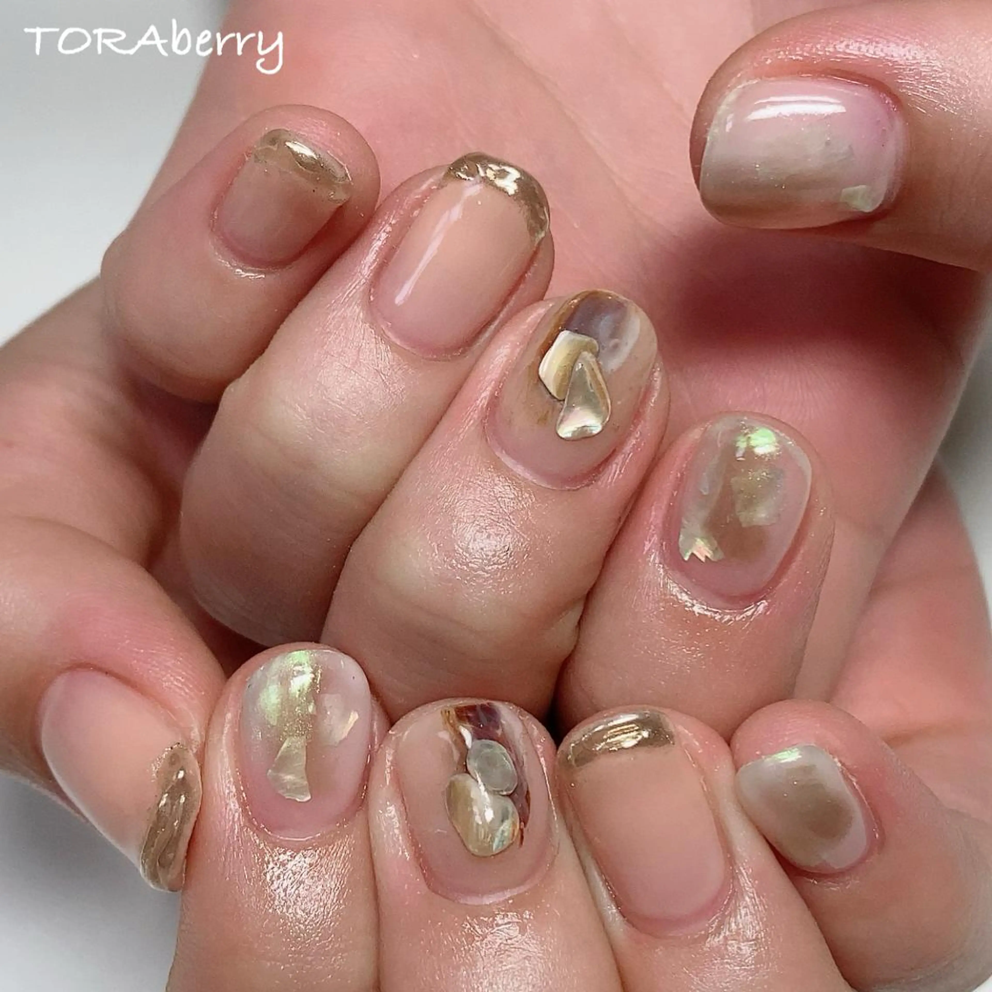 ネイル ニュアンスネイル ハンドネイル ネイリスト なつみのネイルデザイン