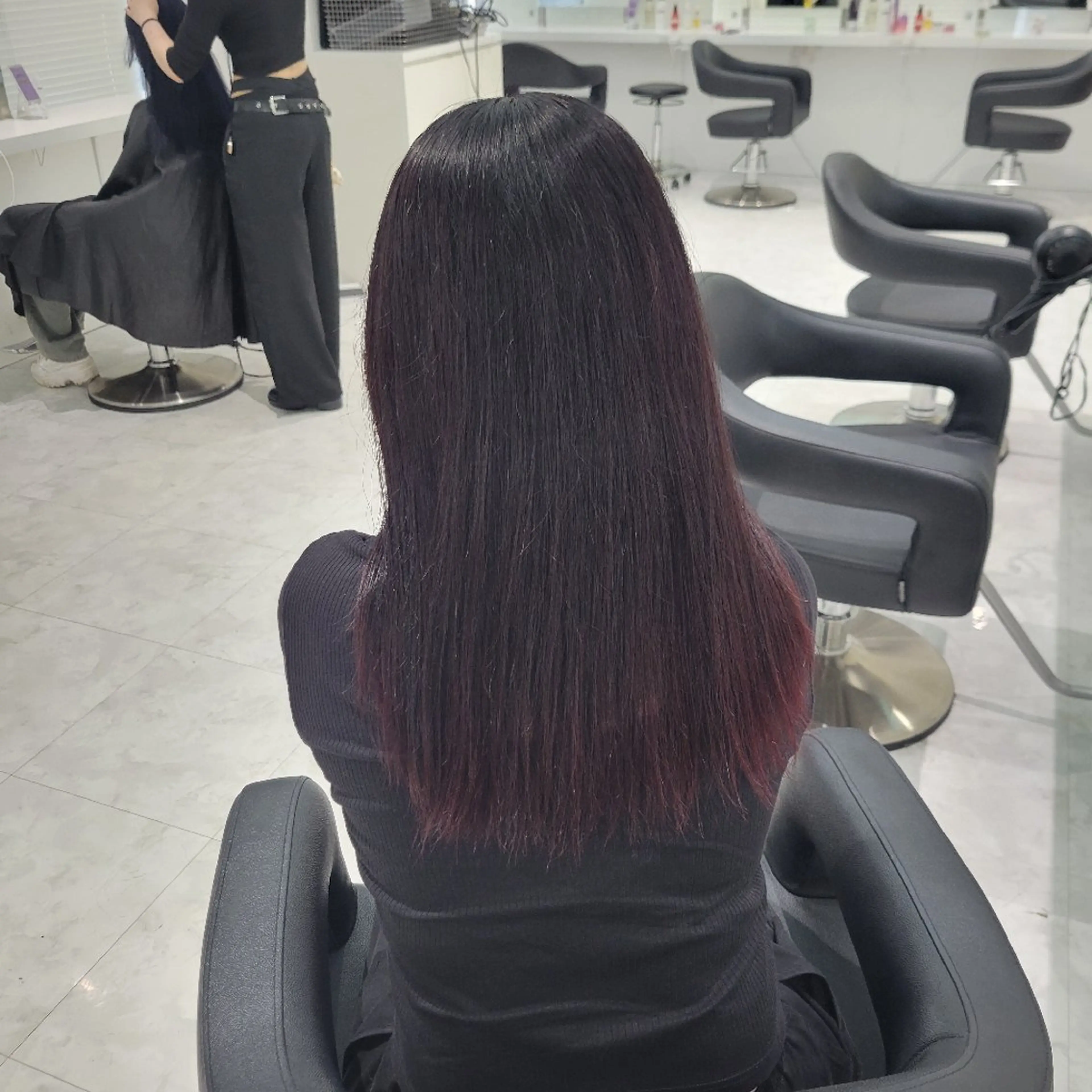 ロング カラー ヘアアレンジ ブラウンカラー 透明感カラー オレンジ ピンクカラー ロング 銀座/ショート/ メンズ/HINOKIのヘアスタイル