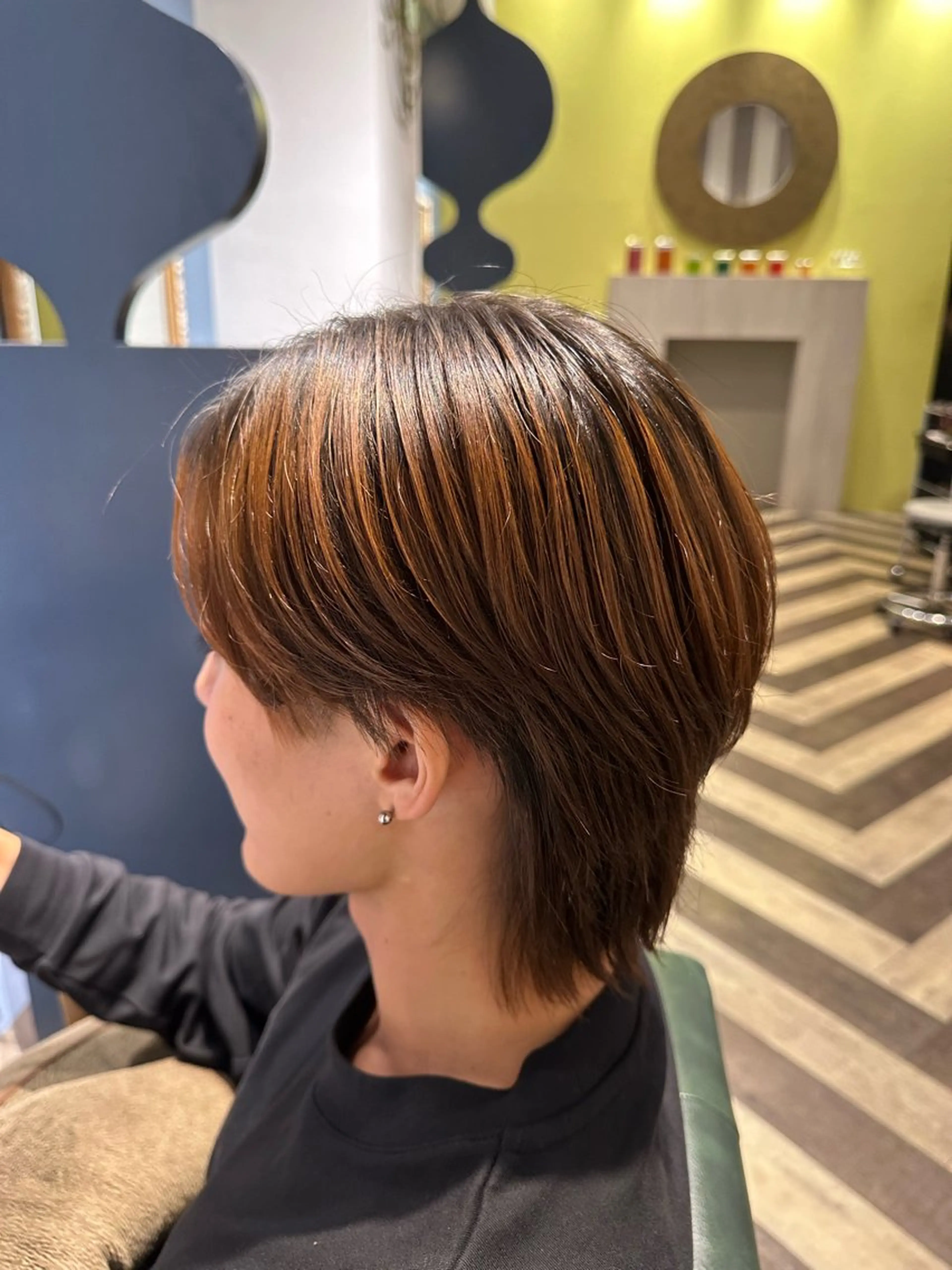 ショート メンズ メンズウルフカット ウルフカット 【echelle】 あむのヘアスタイル