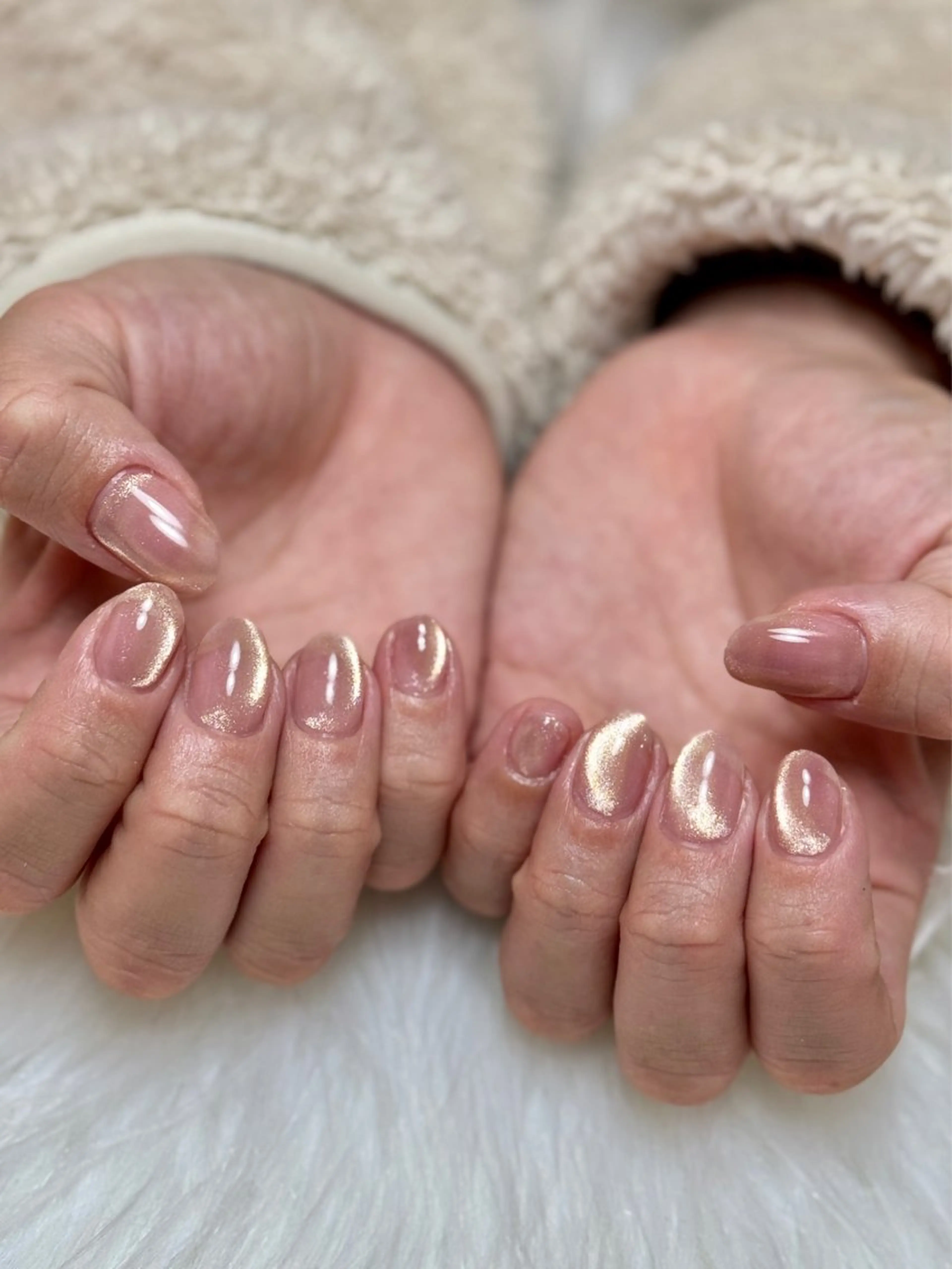 ネイル 入学式 卒業式 マグネットネイル nail salon Luxe【リュクス】のネイルデザイン