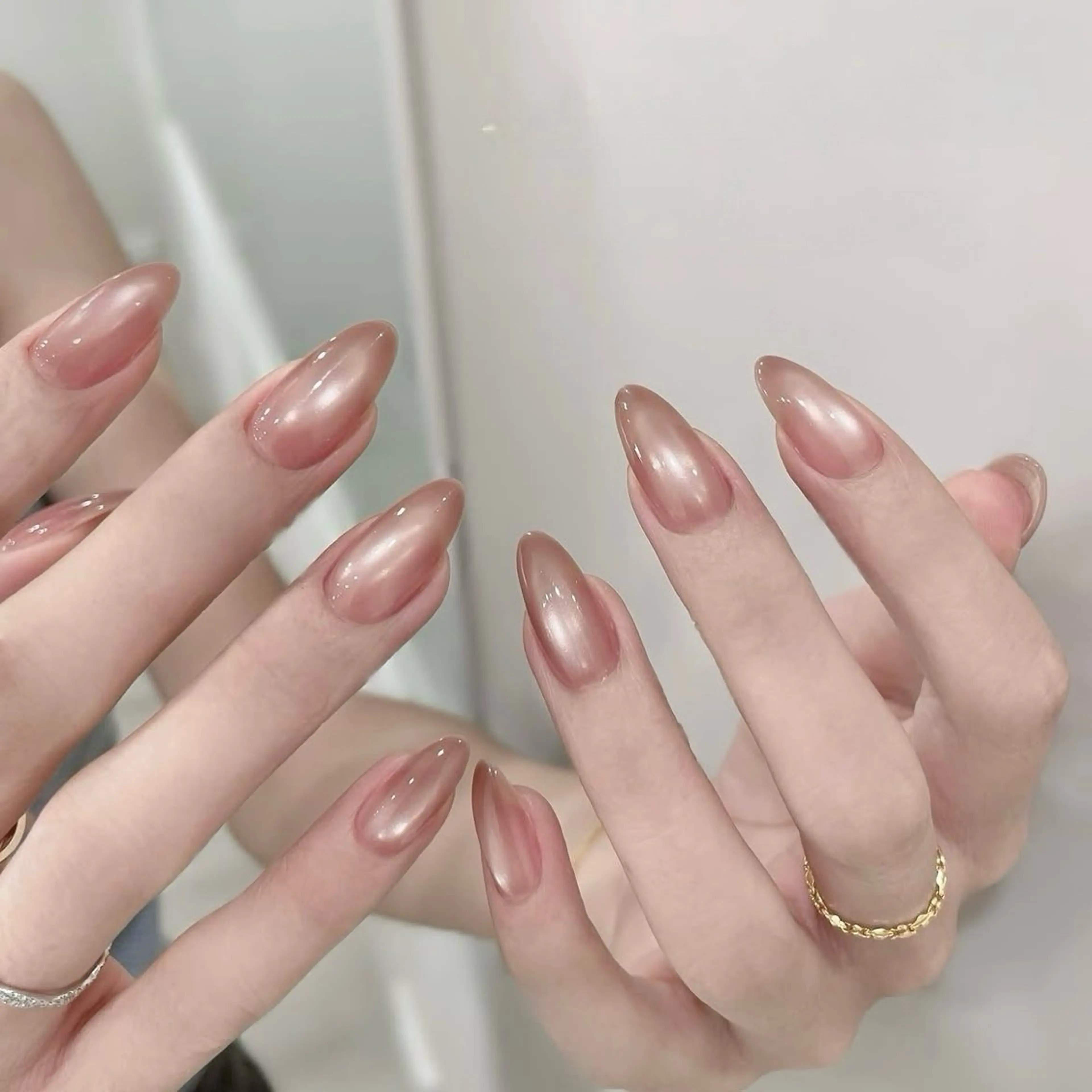 ネイル オーロラネイル チークネイル フットネイル フレンチネイル ジェルネイル ハンドネイル ハンドケア NEW NAIL💞 yukiのネイルデザイン