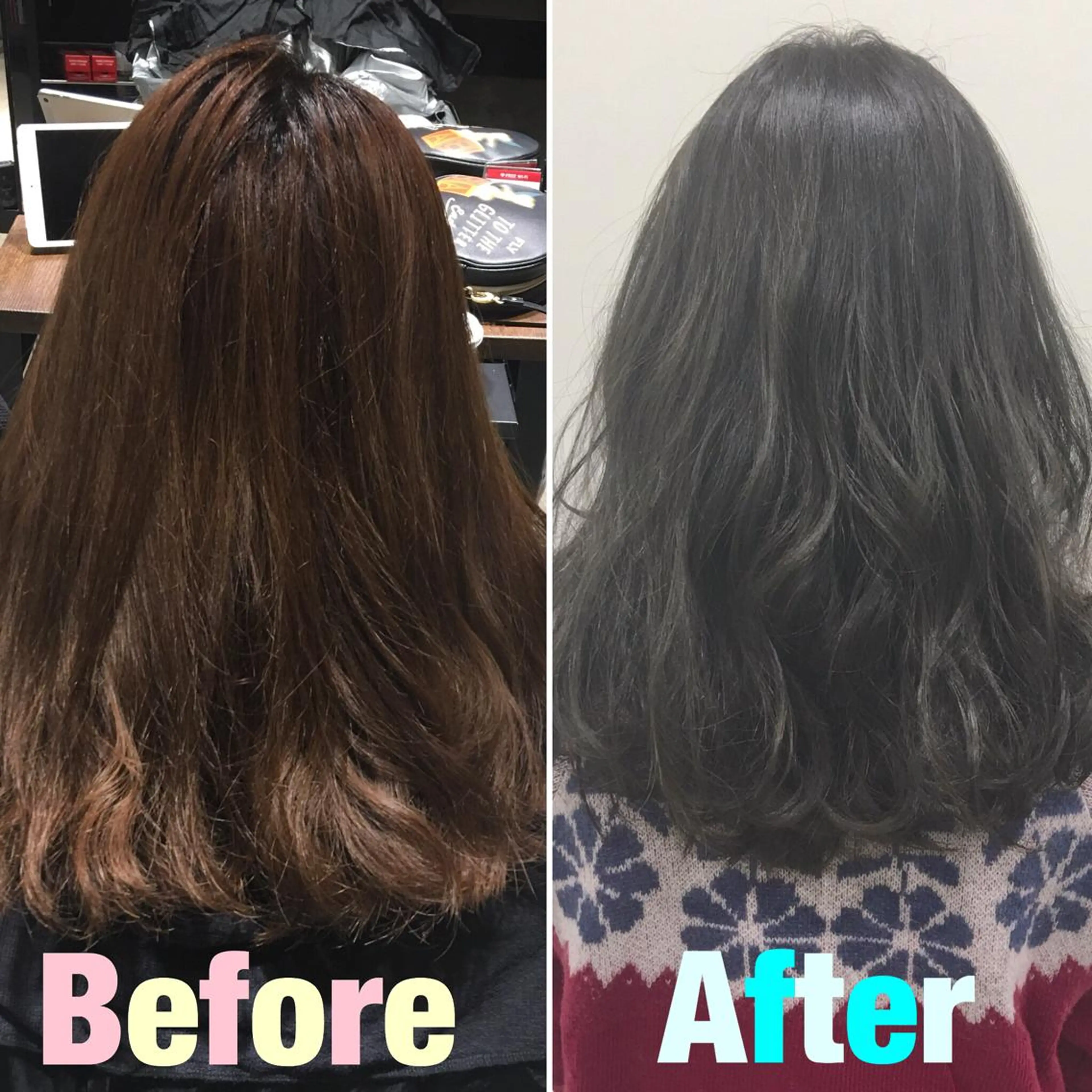 カラー 韓国美髪矯正✂️ 佐藤ヒロのヘアスタイル