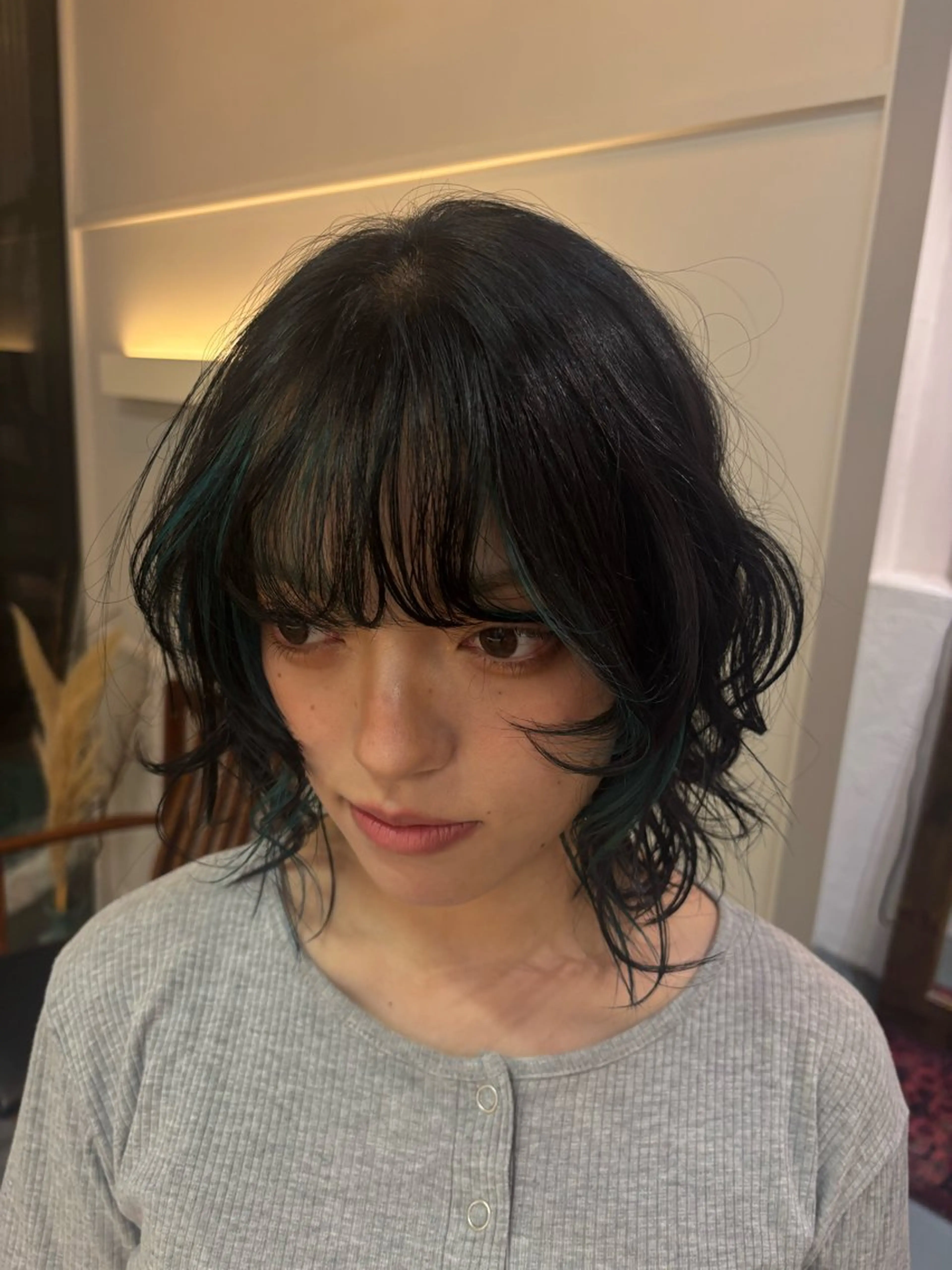 ミディアム ooitヨシダ ミナミのヘアスタイル