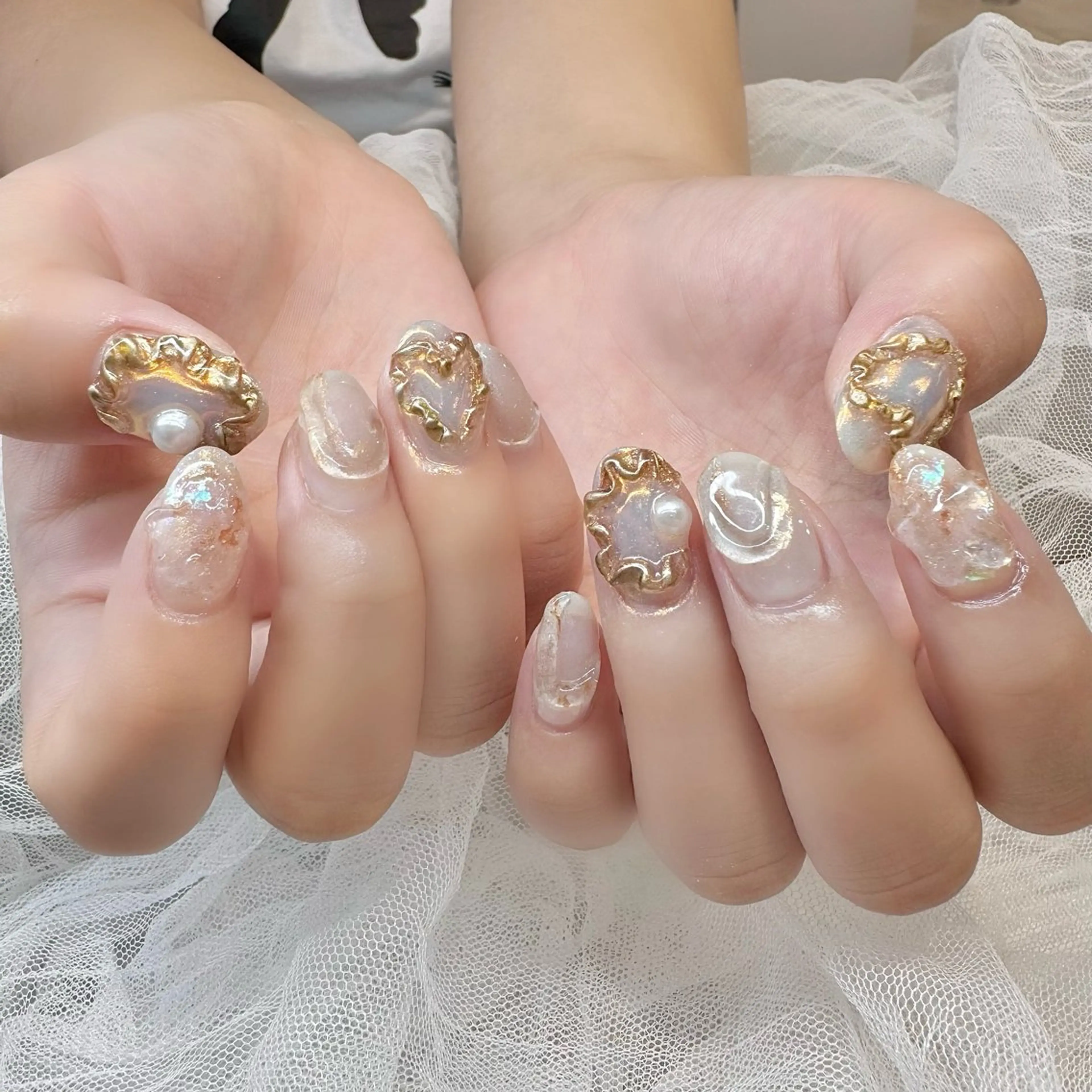 ネイル ハンドネイル 新井 ひなののネイルデザイン