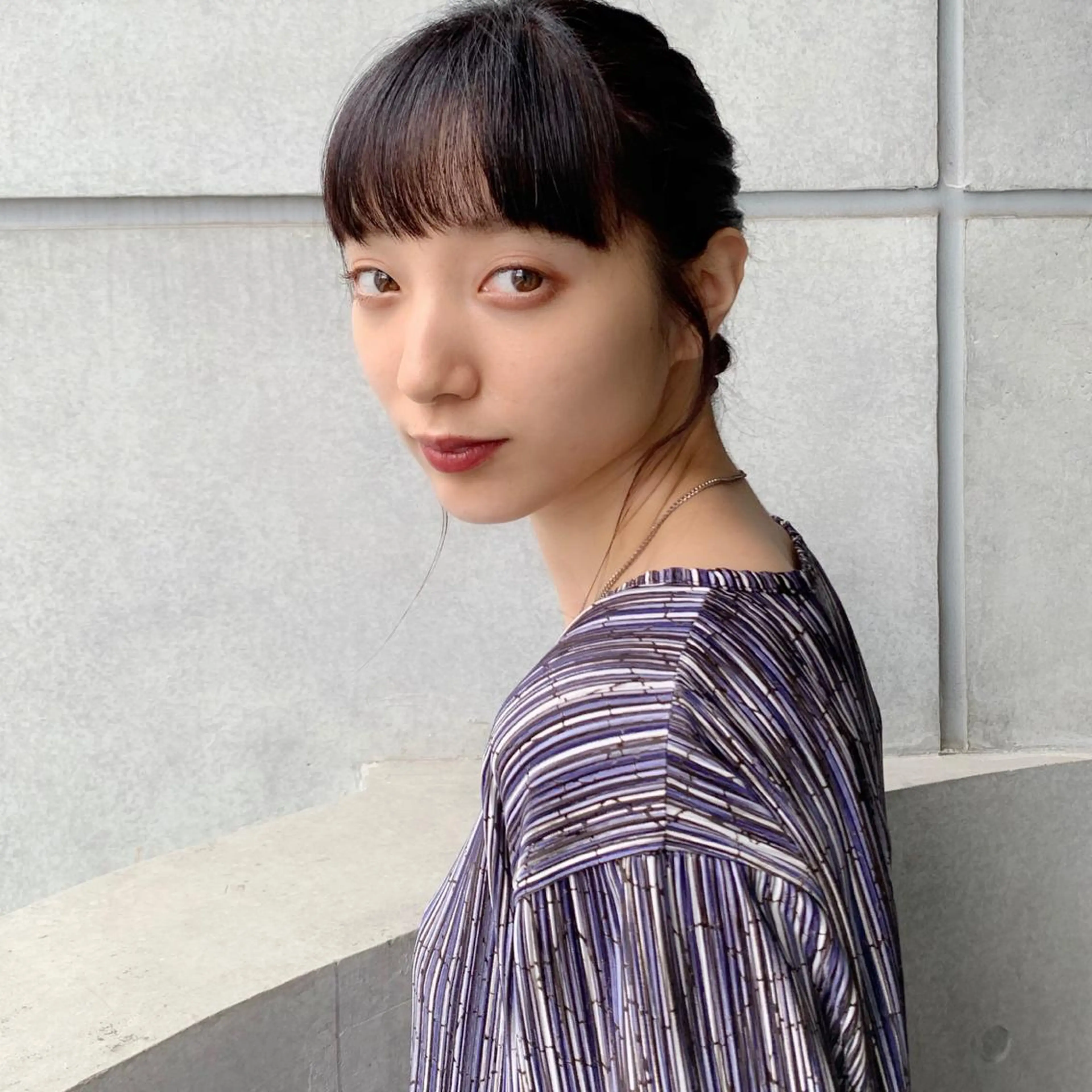 ミディアム カット ヘアカラー オシャレ髪✔️ 店長オオキアキヒロのヘアスタイル