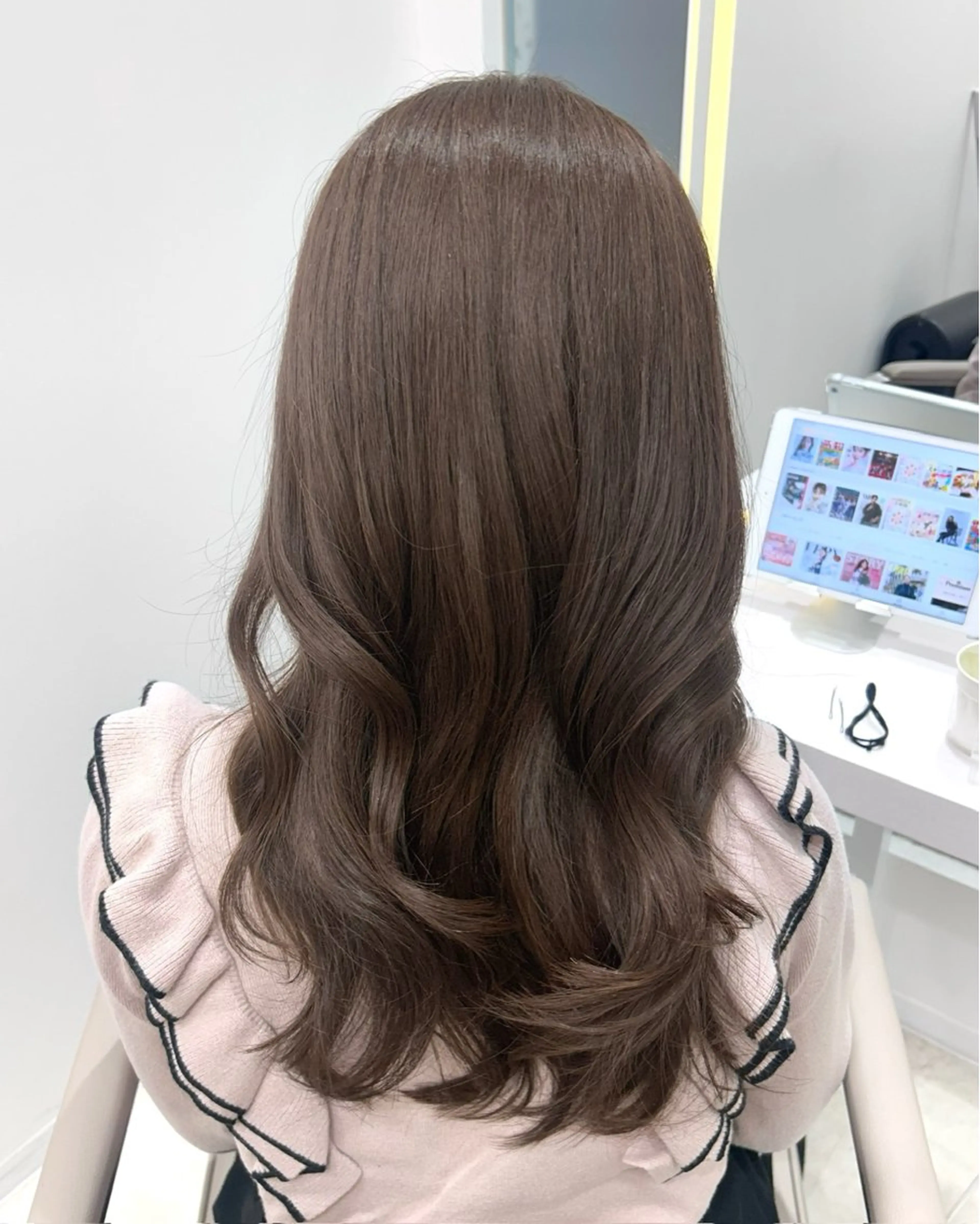 ロング カラー カット ヘアカラー トリートメント ダブルカラー髪質改善 /Annaのヘアスタイル