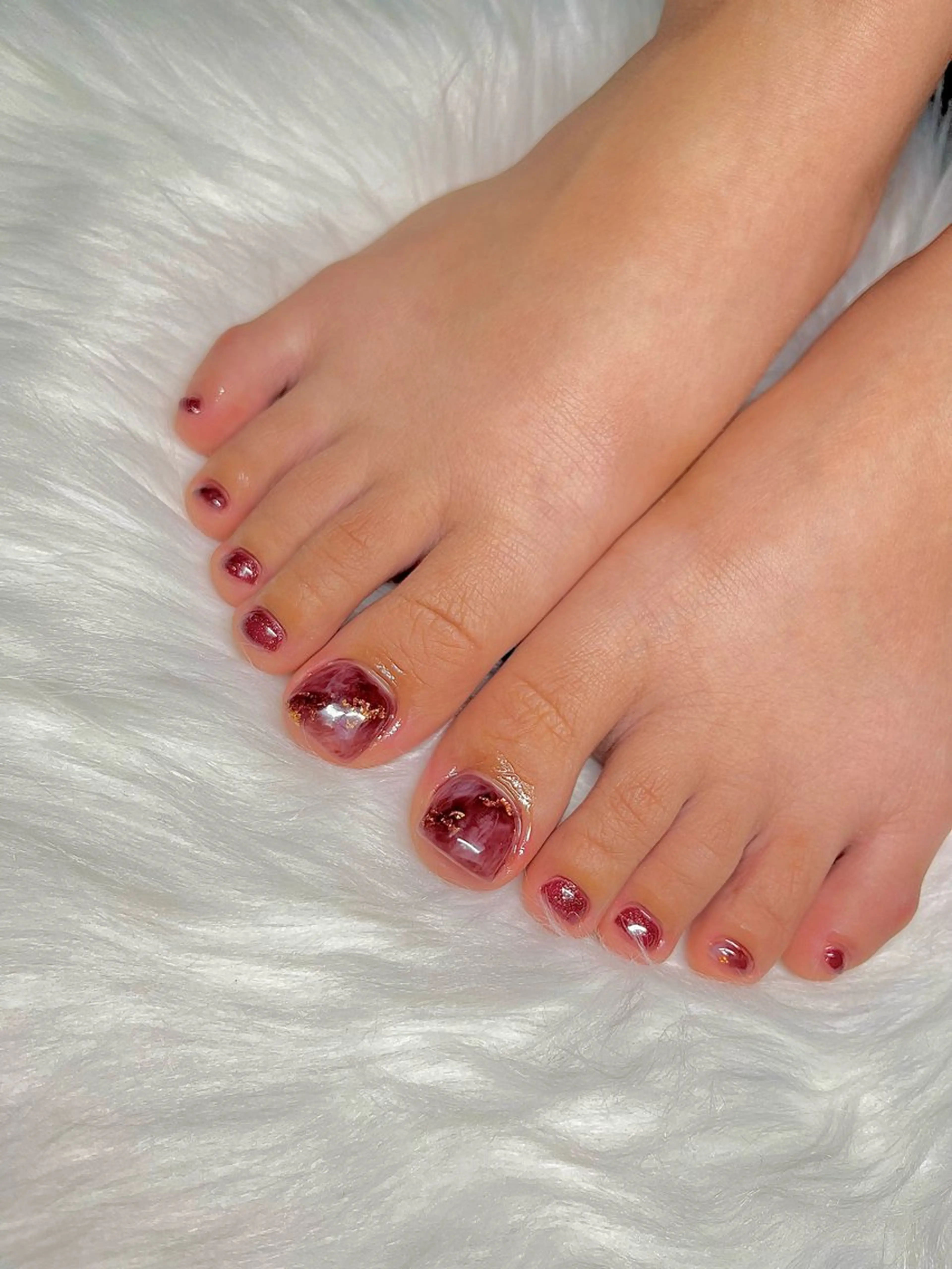 フットネイルやり放題（オフ無し）の写真