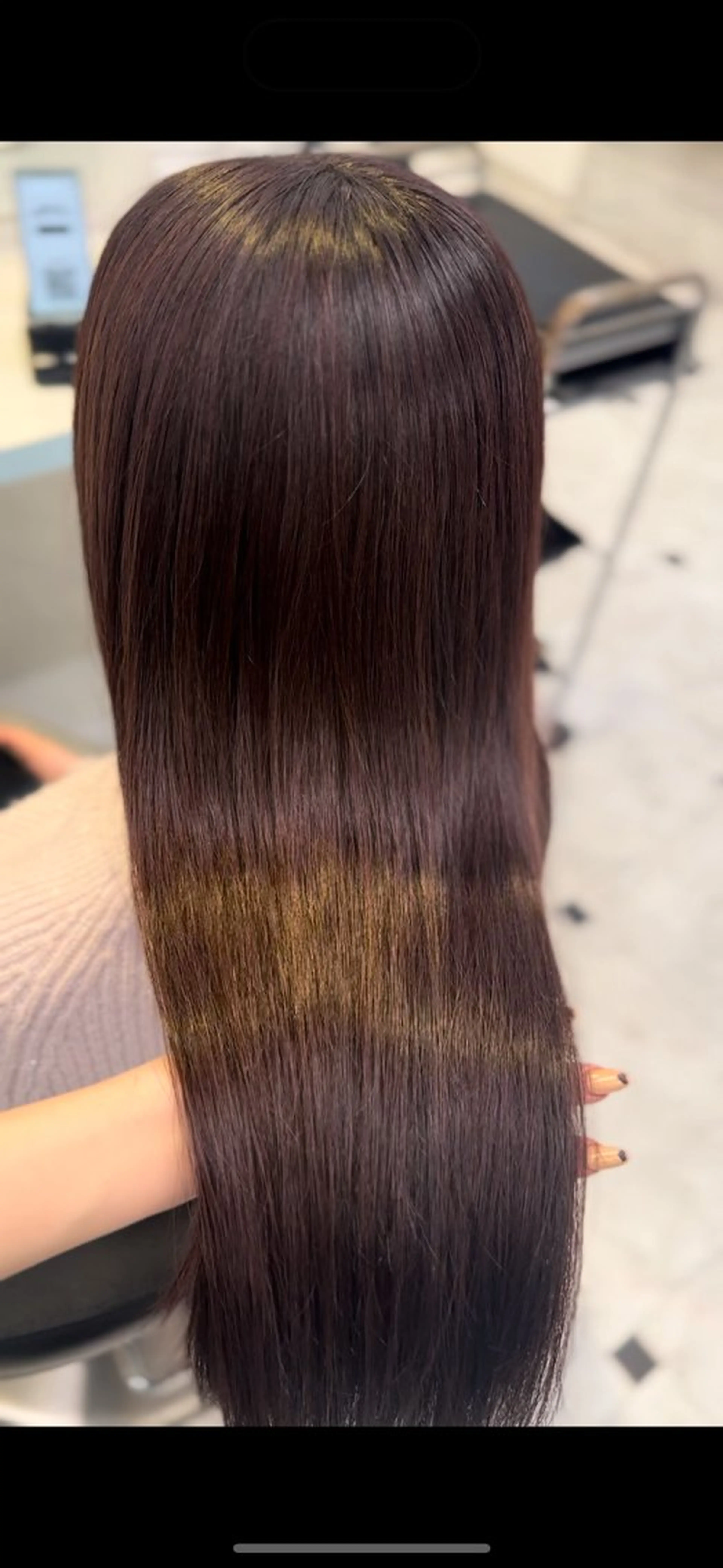 ロング カラー ヘアカラー トリートメント ♥️暖色カラ ー♥️由夏のヘアスタイル