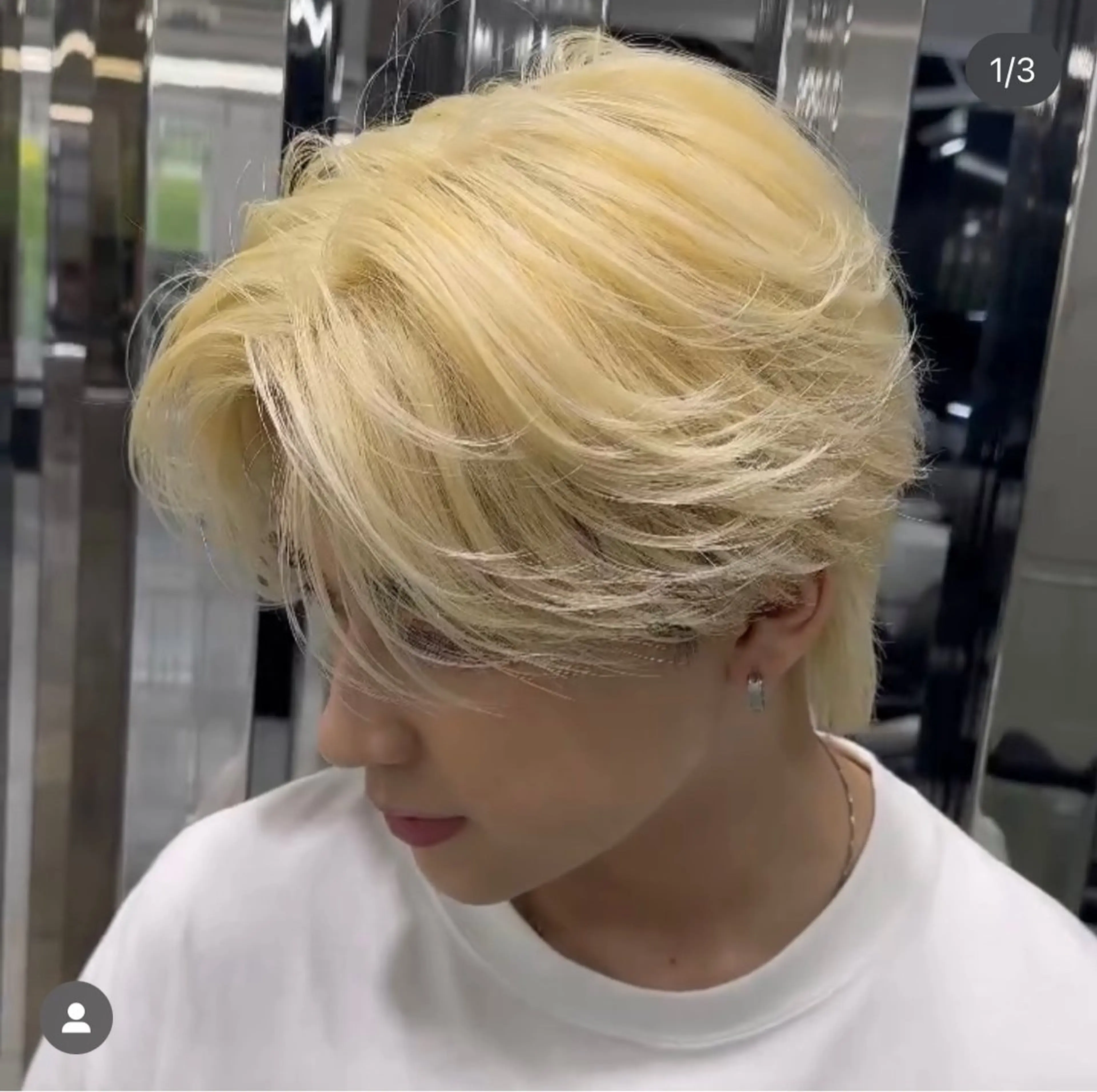 ミディアム ミディアムパーマ 蛯原 興輝のヘアスタイル