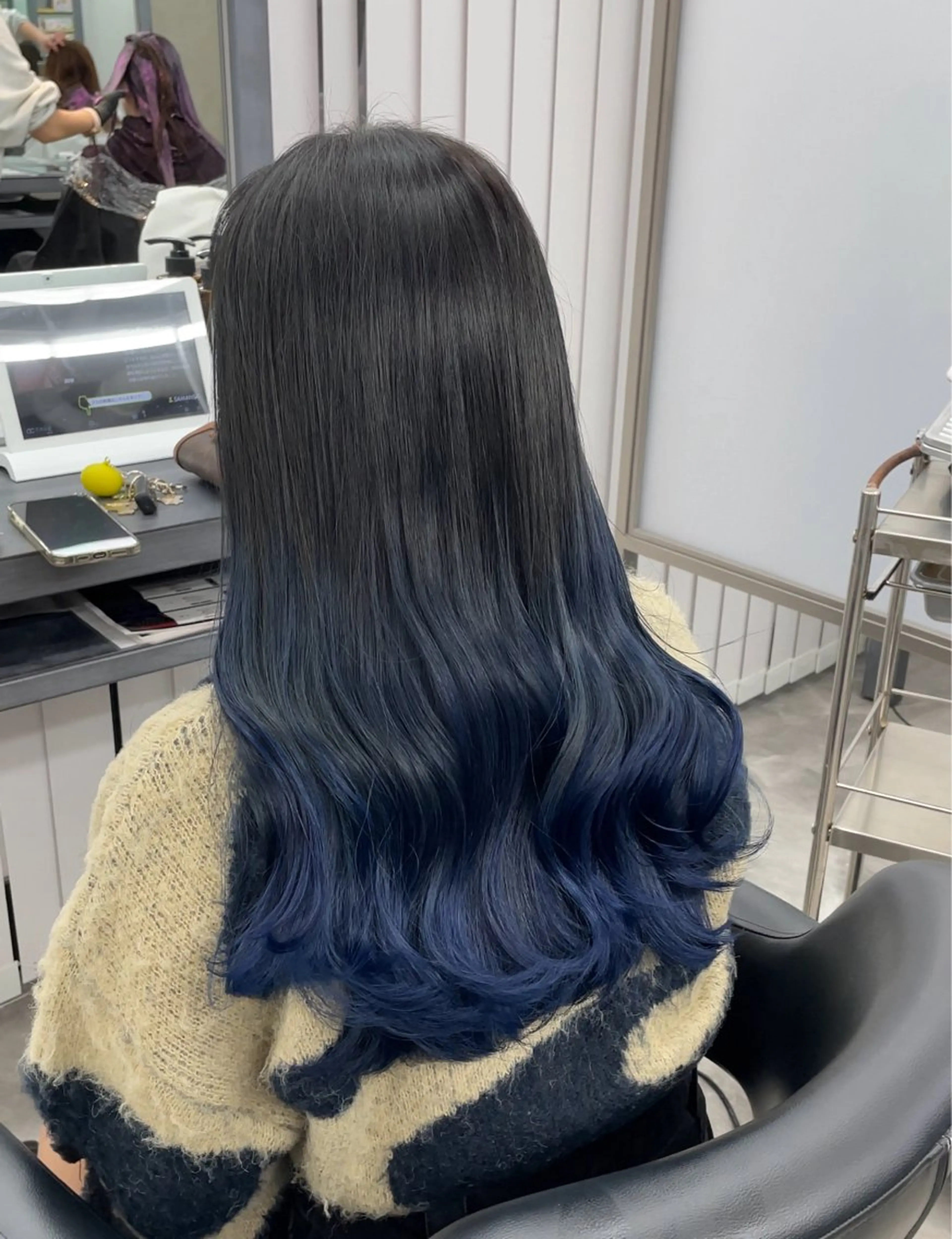 ロング ヘアカラー 🧋ミルクティーカラ ー🧋特化小林拓登のヘアスタイル