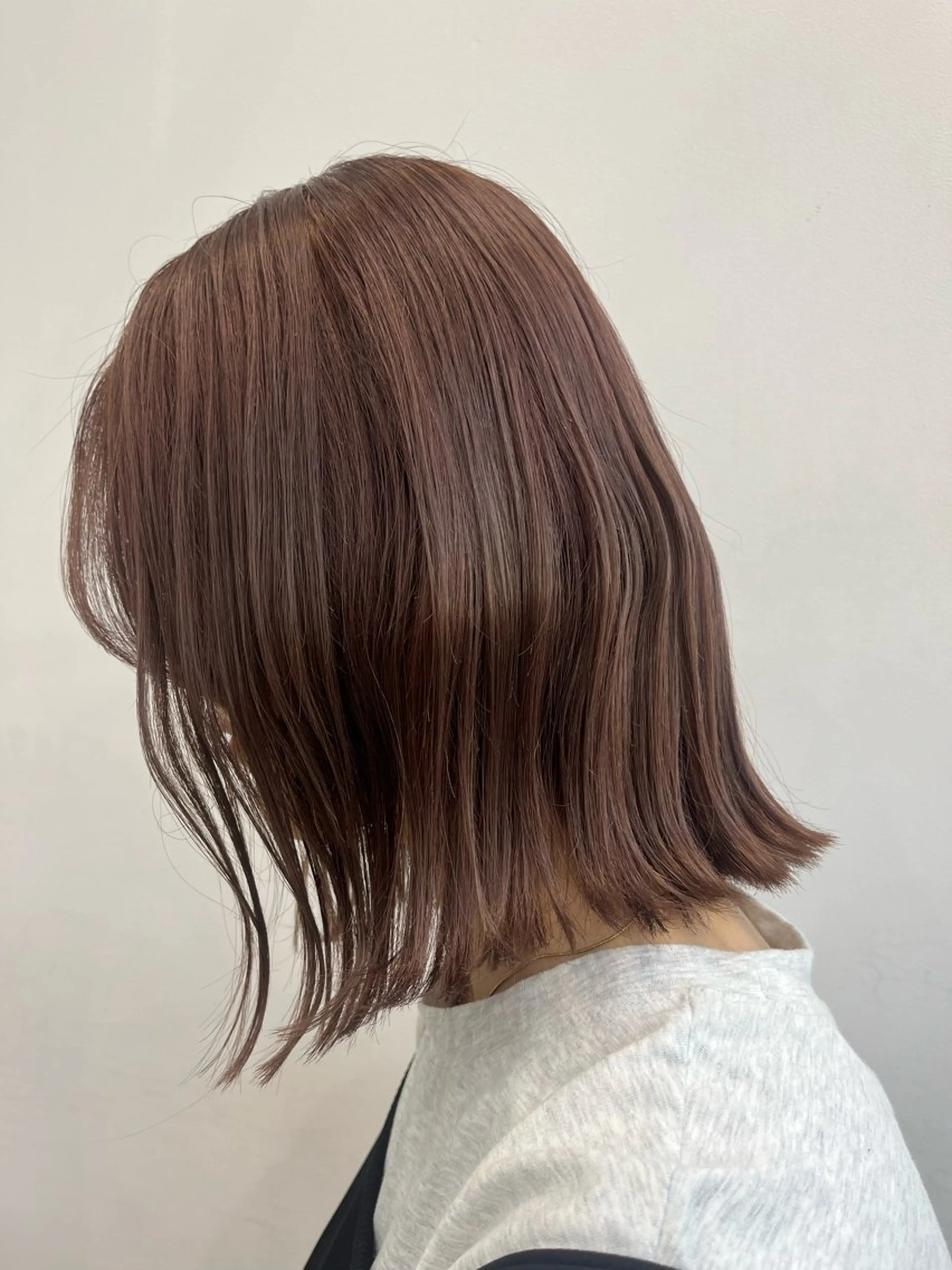 セミロング カラー ヘアカラー 韓国風/透明感カラー 🐵mayu* 🐵のヘアスタイル