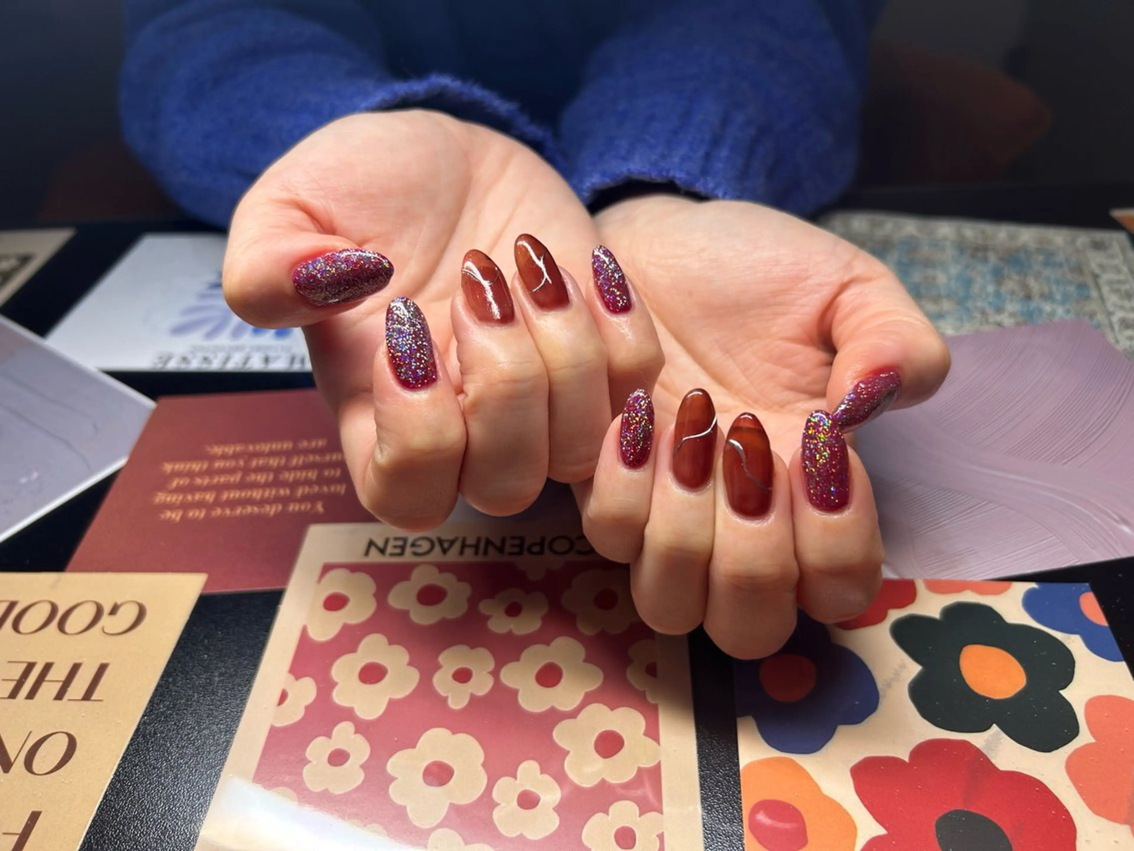 ネイル ハンドネイル 𐂃 colorer𐂃のネイルデザイン