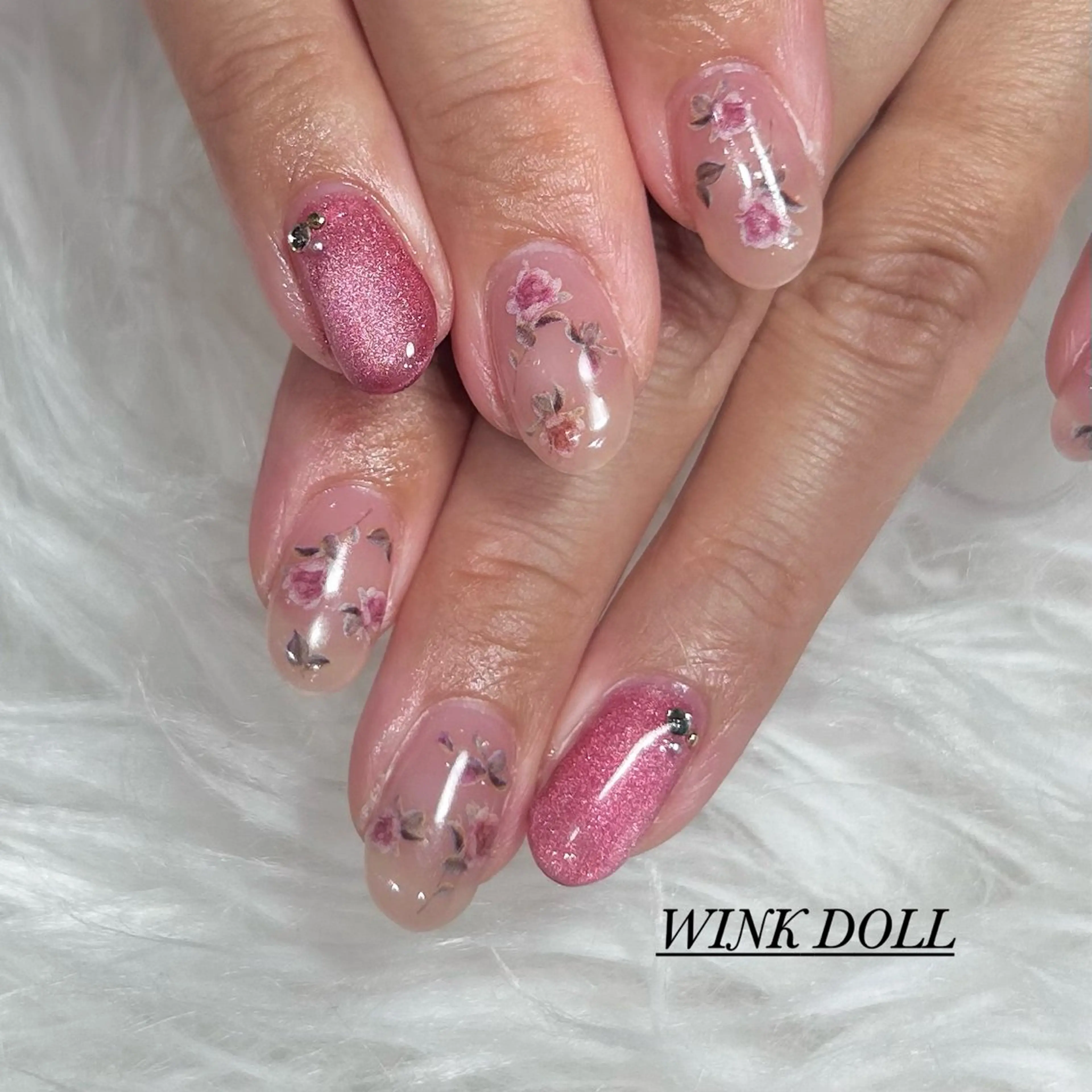 ネイル ハンドネイル WINK DOLL 🌹MIRAIのネイルデザイン