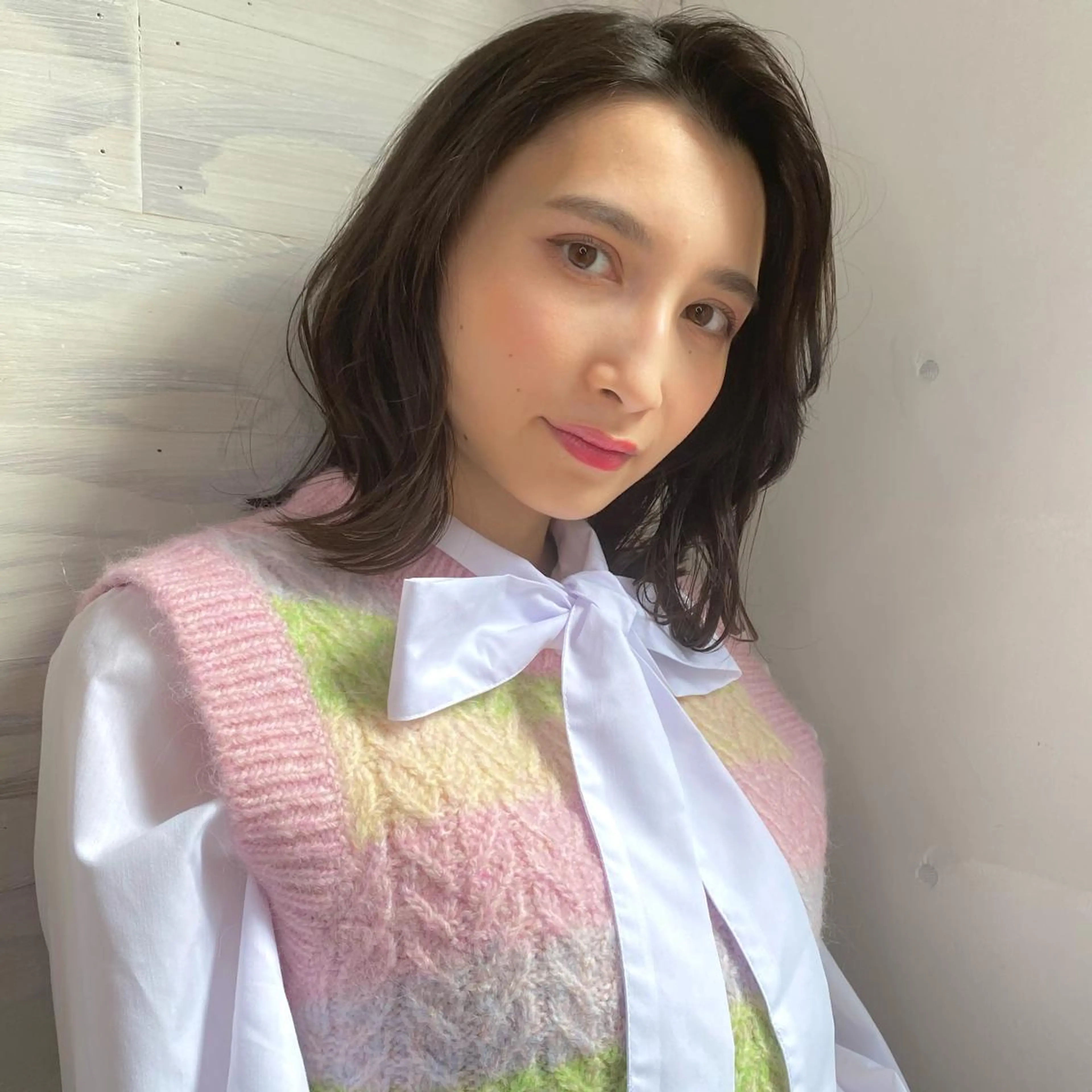 ミディアム 🪭risa 暖色/レイヤー🪭のヘアスタイル