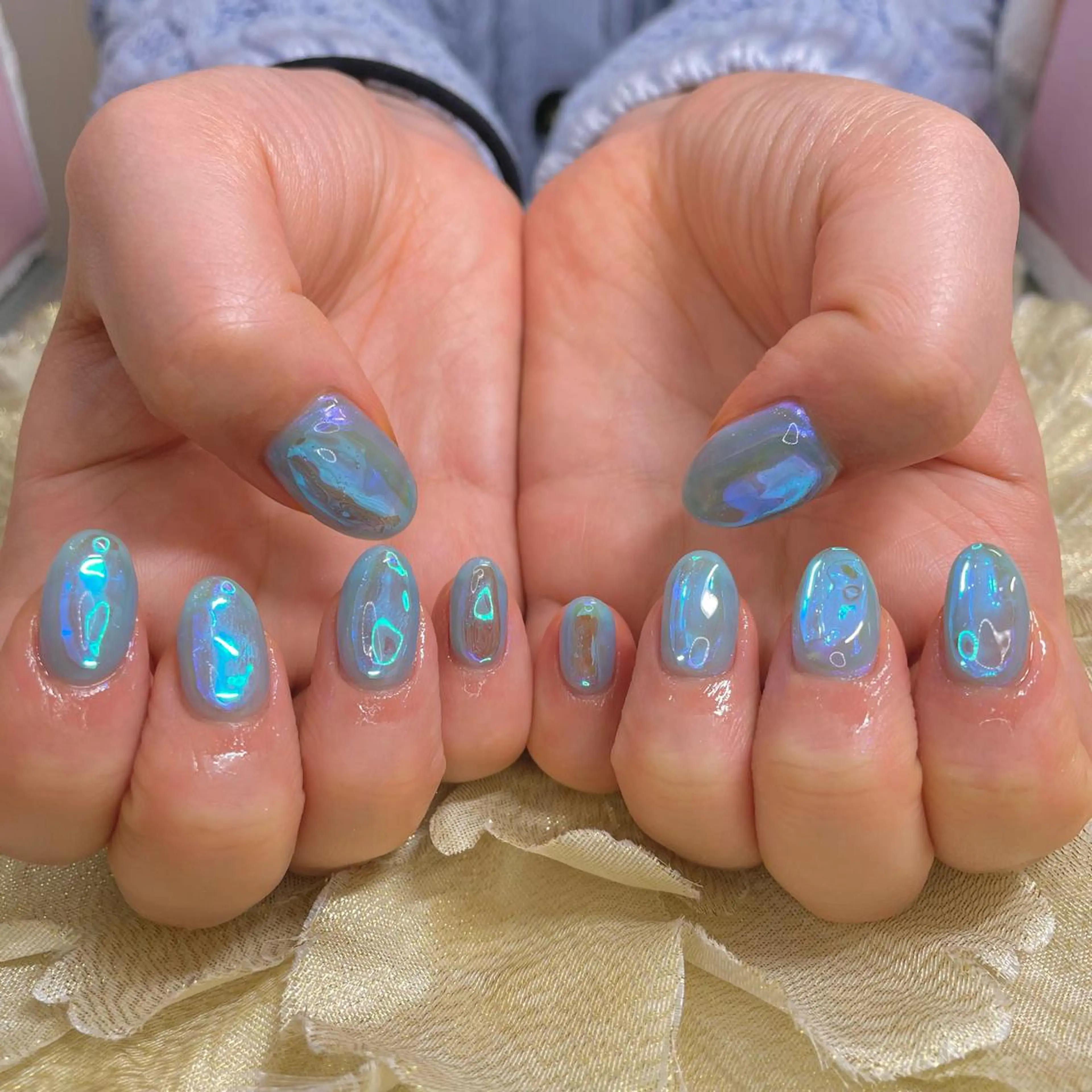 ネイル 氷ネイル・うるうるネイル J terrace Nailのネイルデザイン